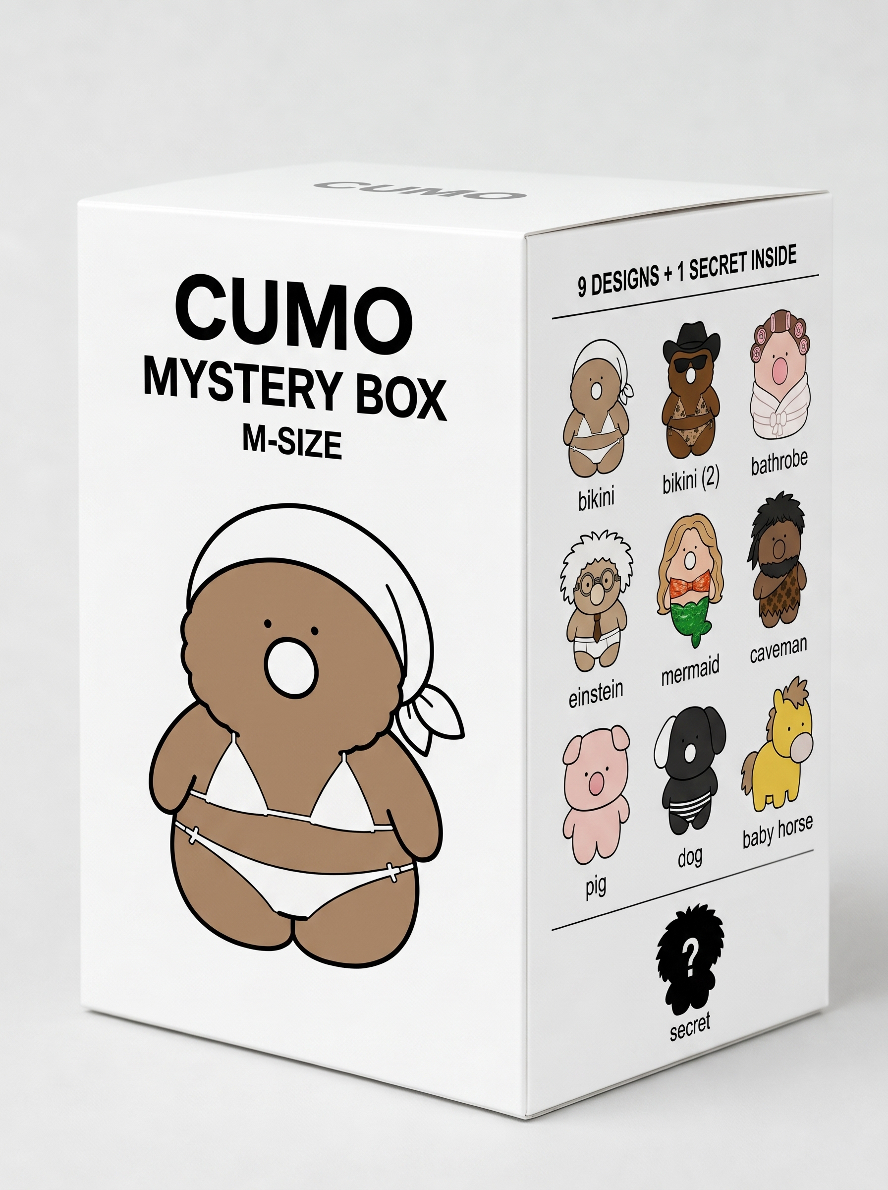 cumo mystery box set (large+medium+small)