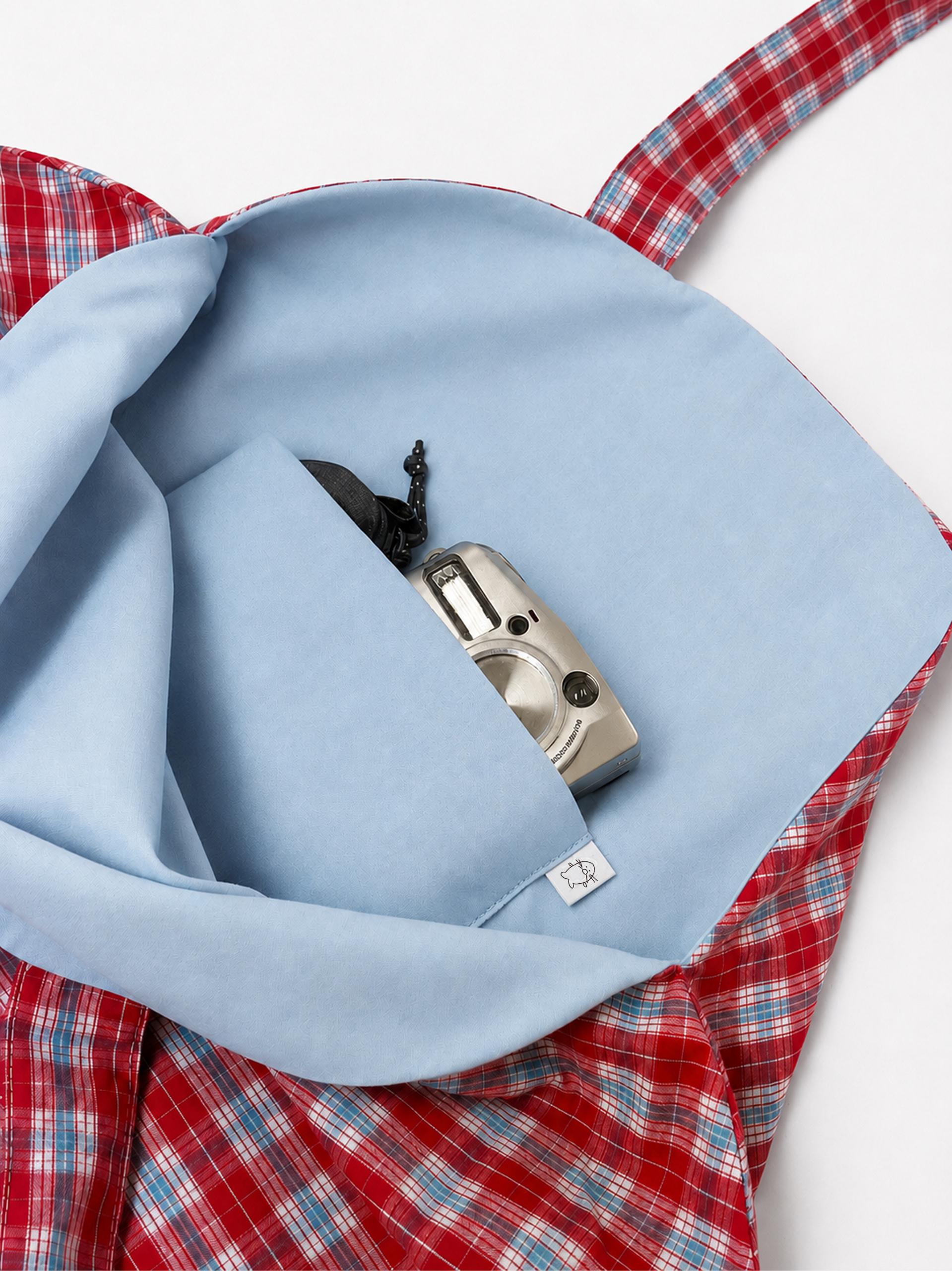 Yagum Bag - Tomato Check