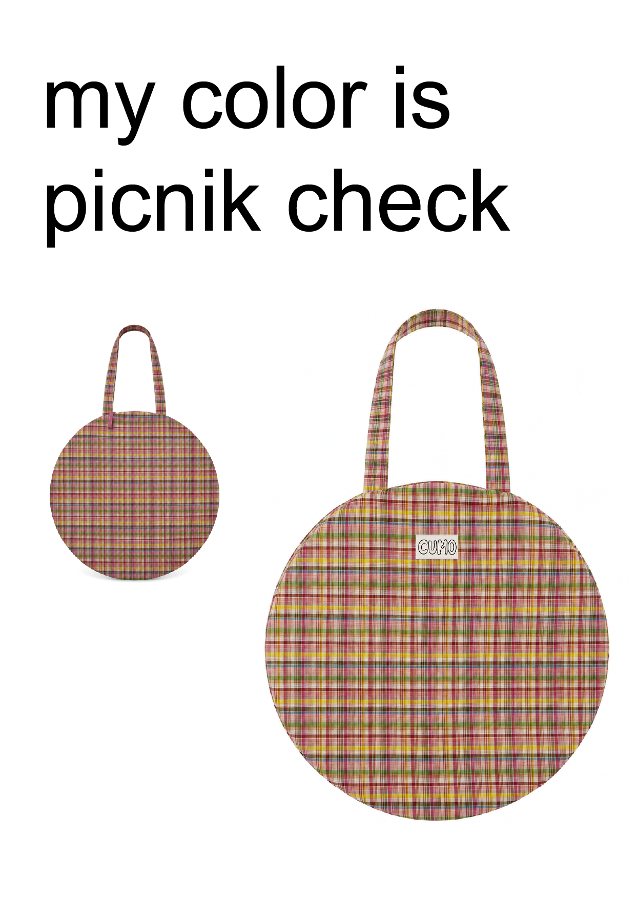 Yagum Bag - Picnic Check