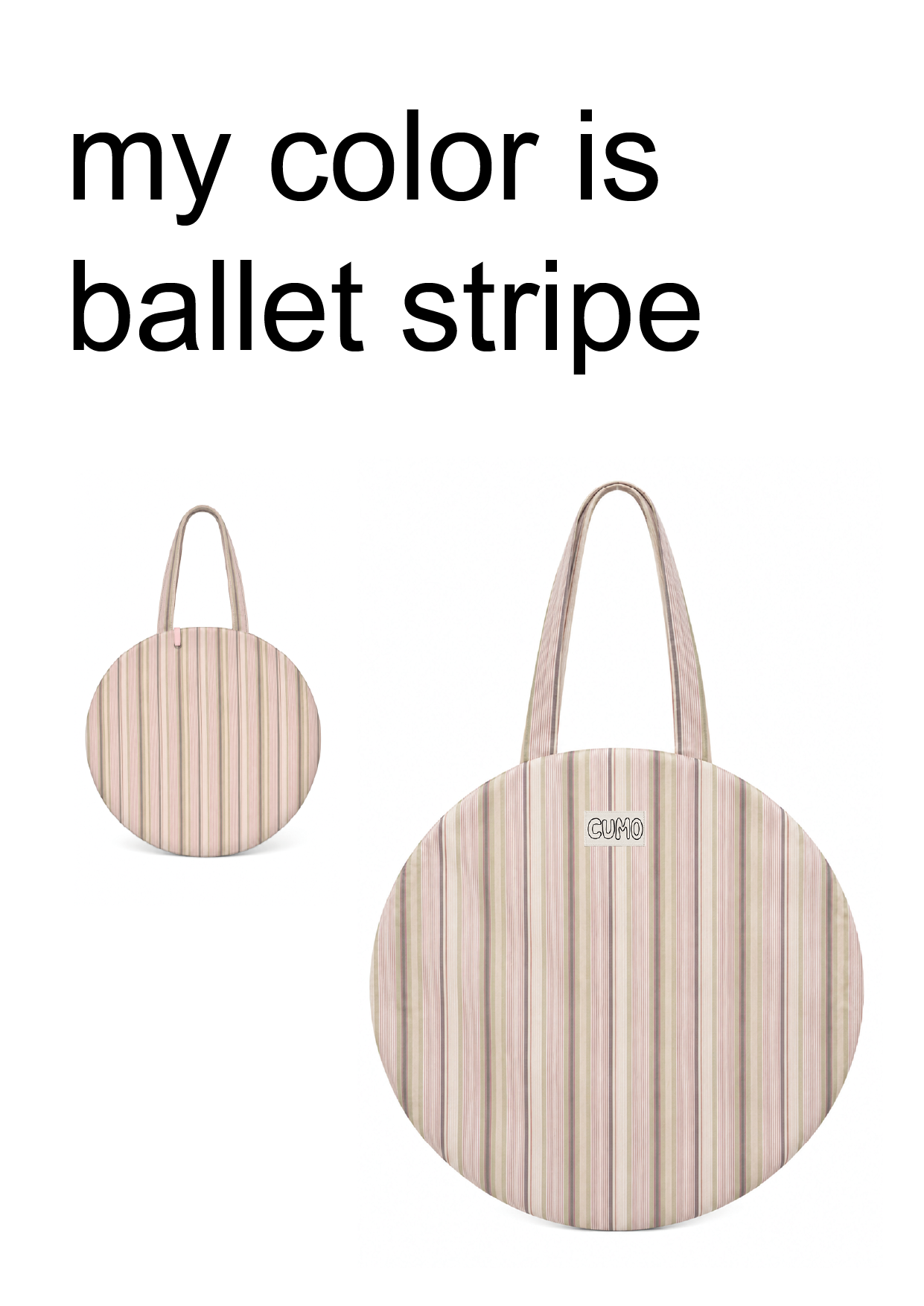 Yagum Bag - Ballet Stripe