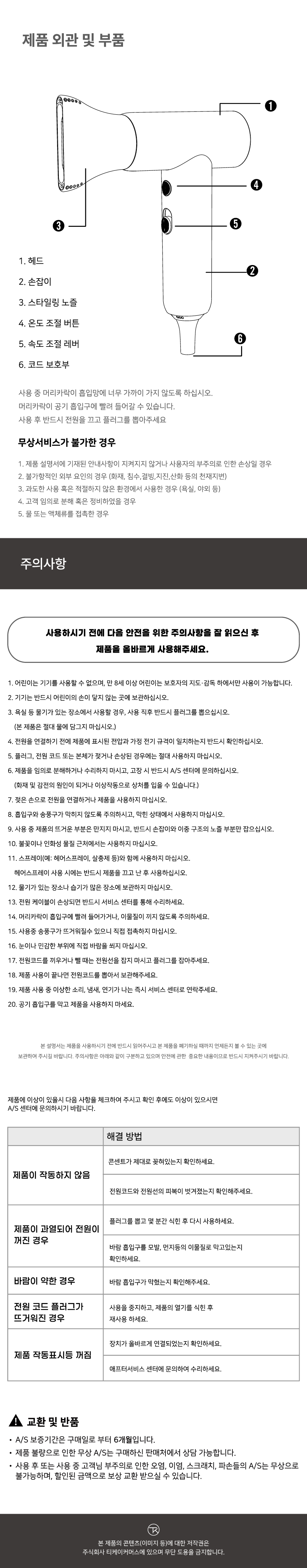 데코아르 프리볼트 드라이어