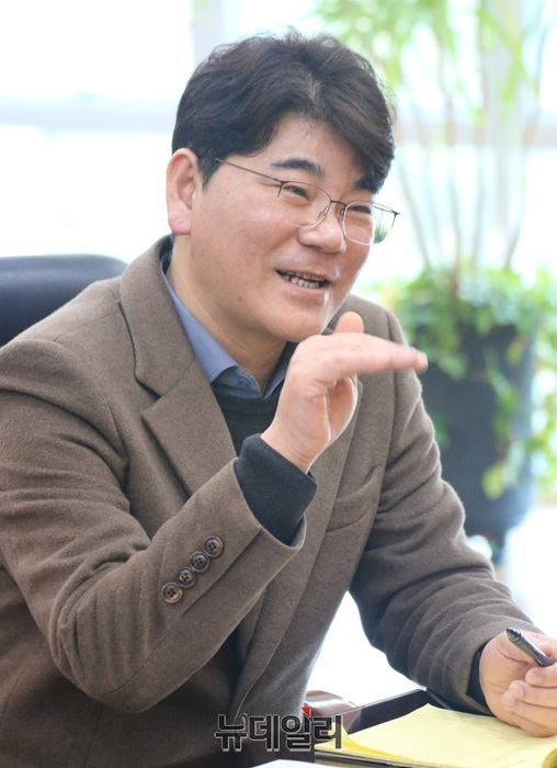▲ 파이온텍은 2019년 기업공개(IPO)를 준비하던 중 코로나 범유행으로 심각한 위기에 직면했다. 김 대표는 “전사적인 노력으로 위기를 극복할 수 있었다”며 밝게 웃었다. ⓒ이길표 기자