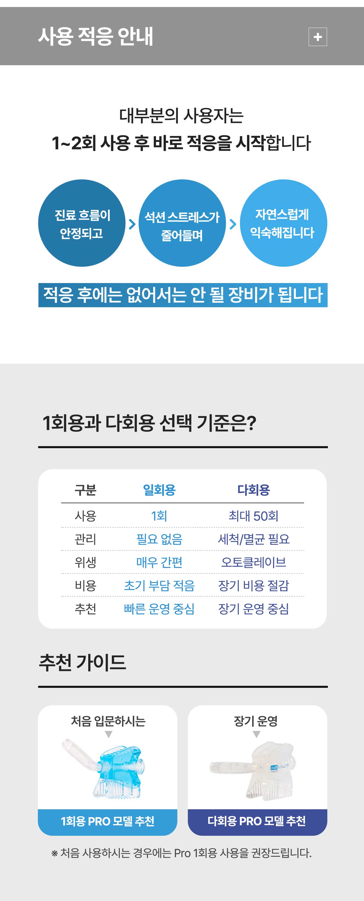 덴토존 99 Suction Block PRO (Disposable) | 재사용 가능한 자동 석션 개구기