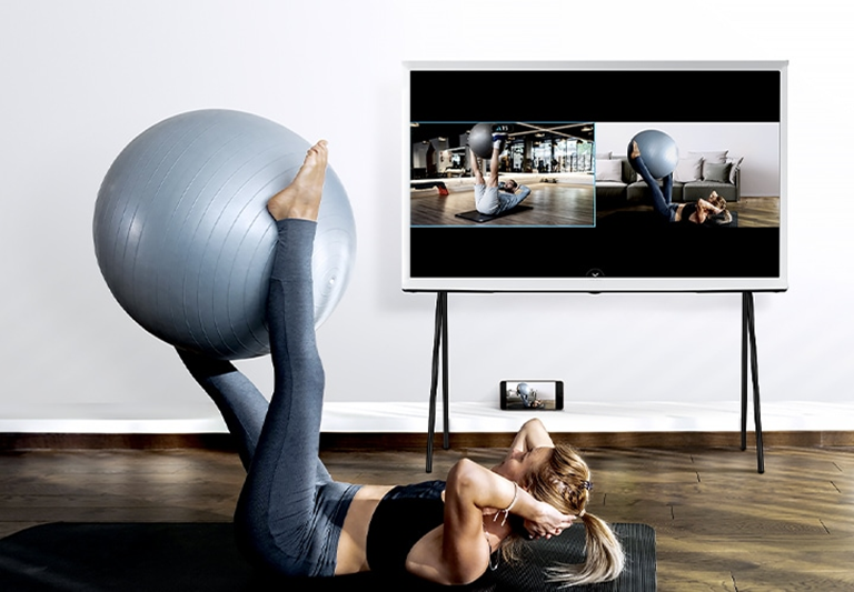 [5쿼드] 75인치 QLED TV+43 Serif TV