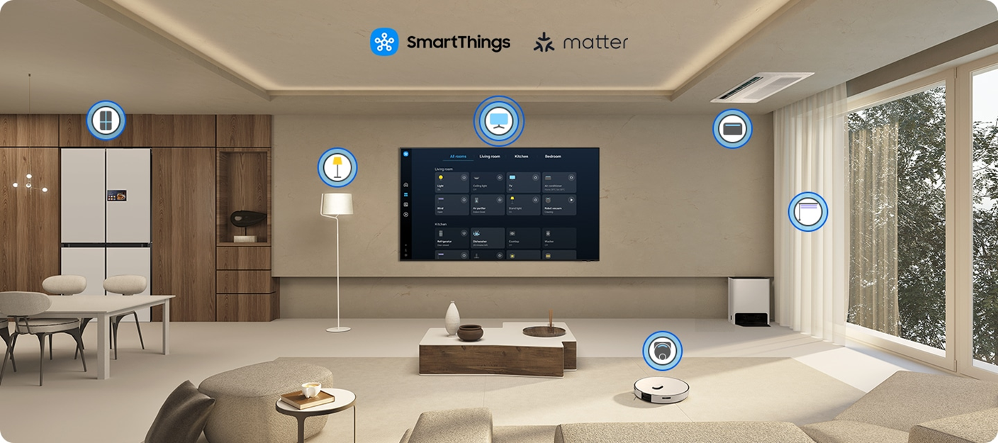 [5쿼드] 75인치 QLED TV+43 Serif TV