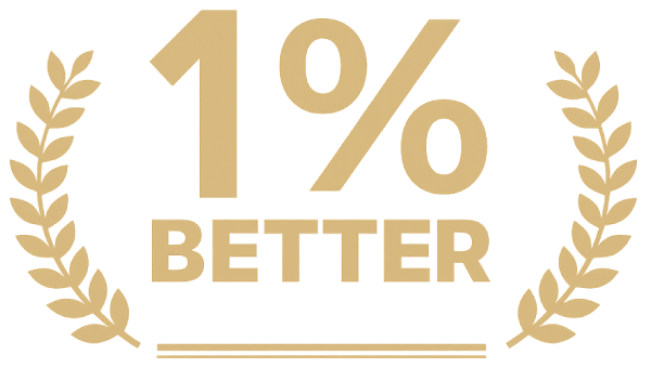 1% BETTER
