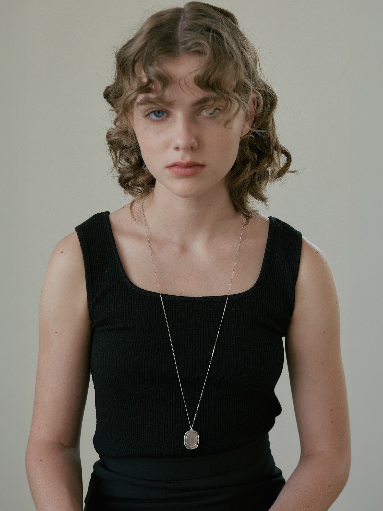 Initial Line Necklace Short