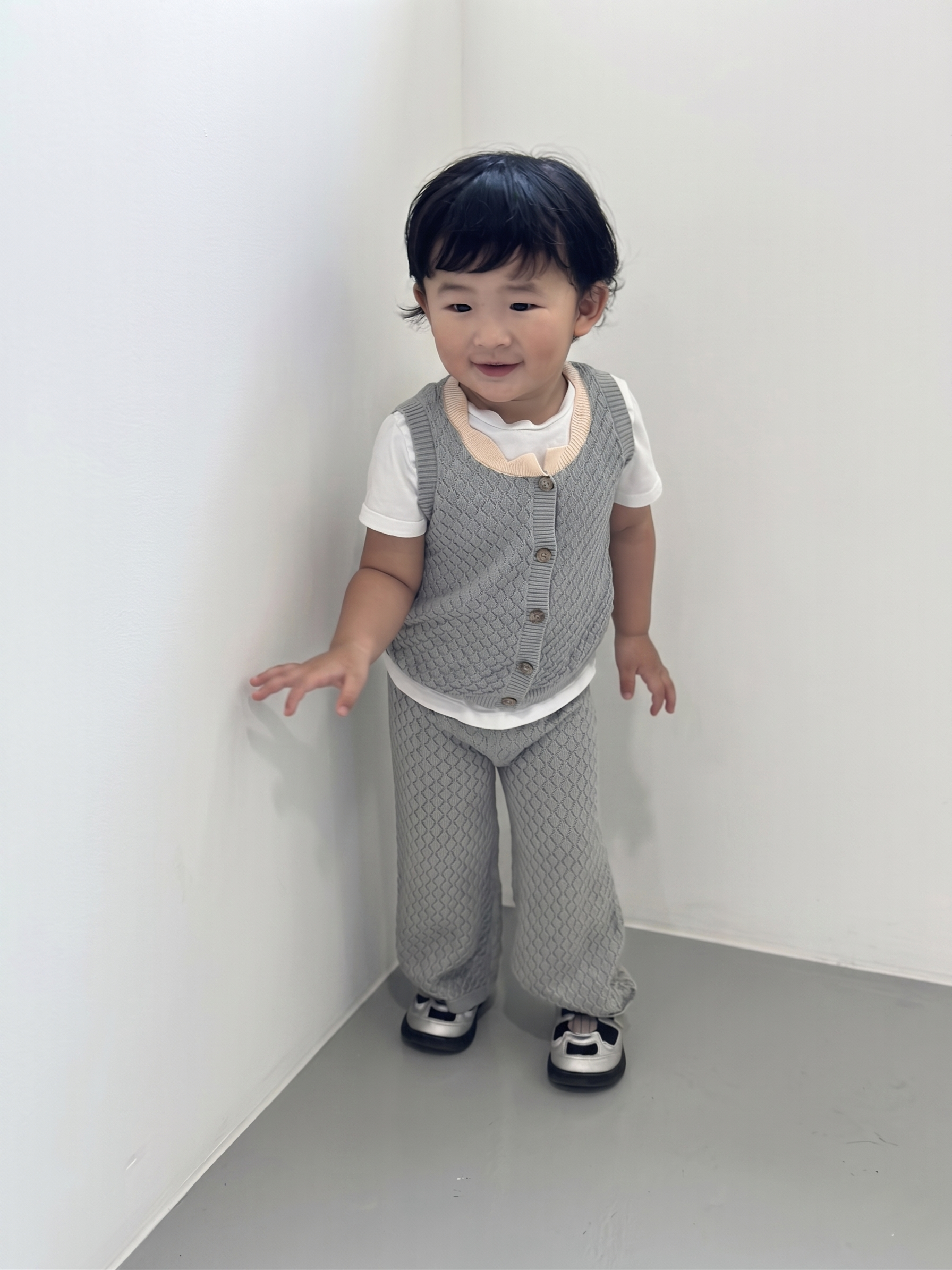 코지베베 니트셋업