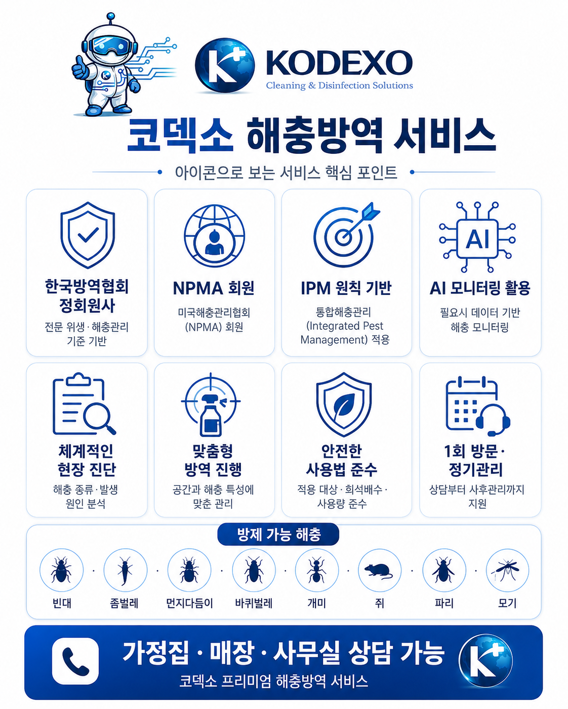 코덱소 프리미엄 해충방역 서비스