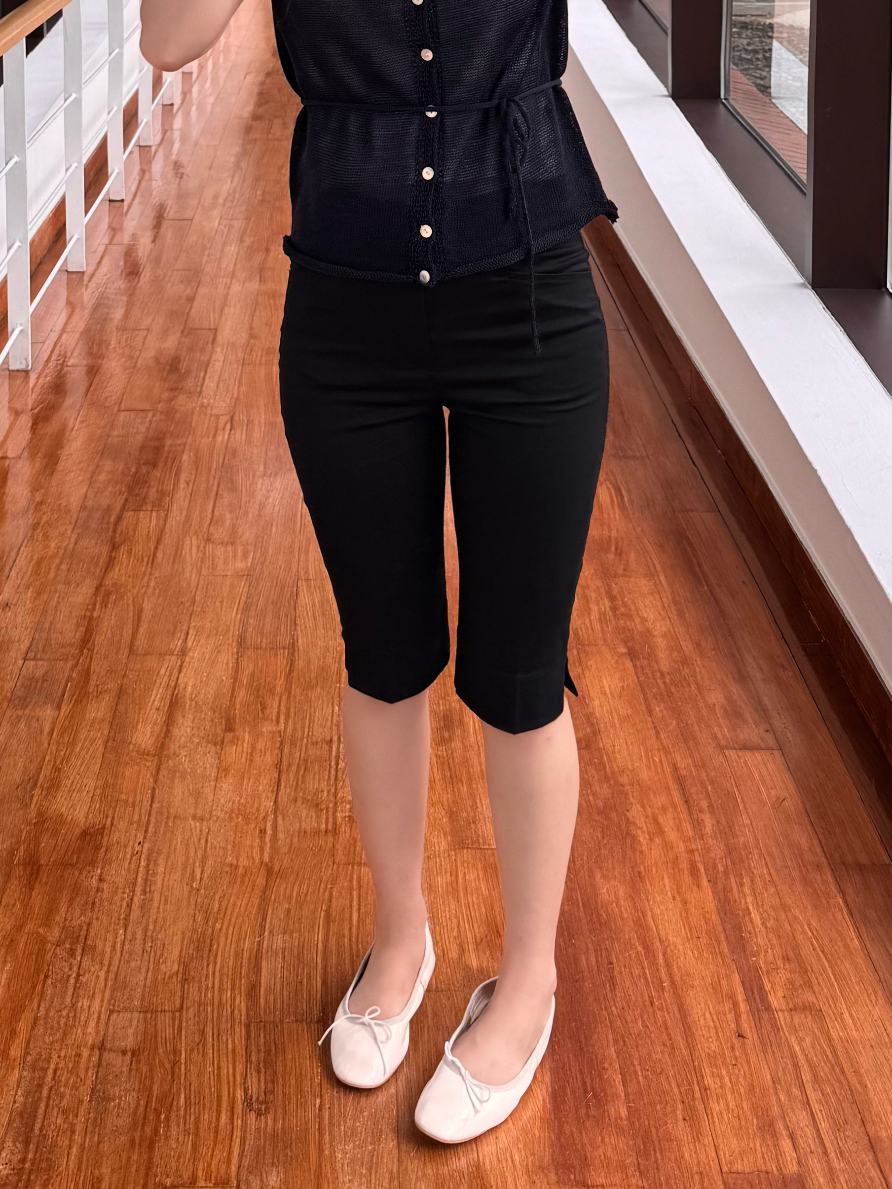 (당일발송-M) 레노 5부 카프리 팬츠 - 1color/2size