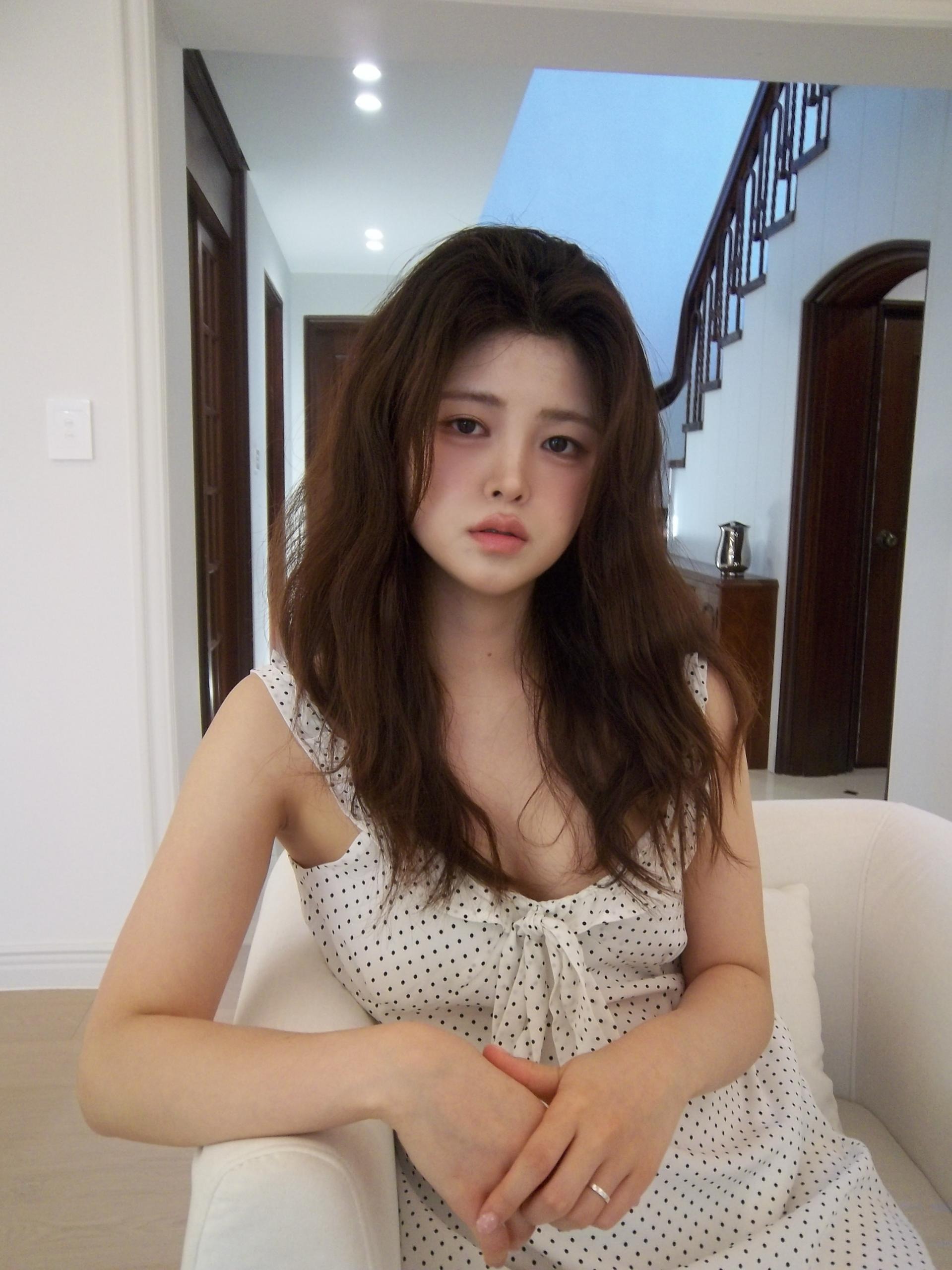 [자체제작] 에센스 도트 끈 원피스 WHITE