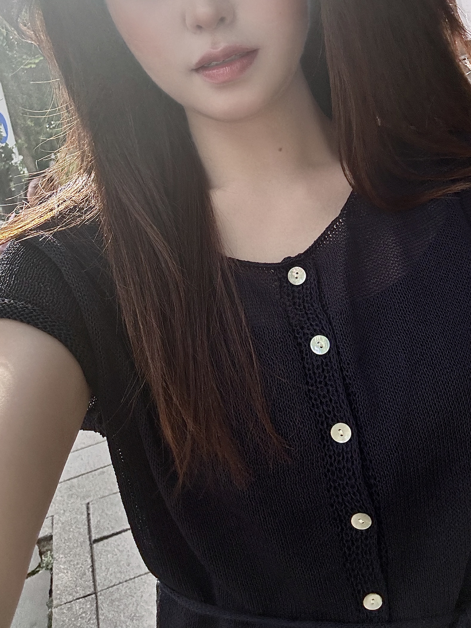 (당일발송) 안느 니트 반팔 가디건 - 3color