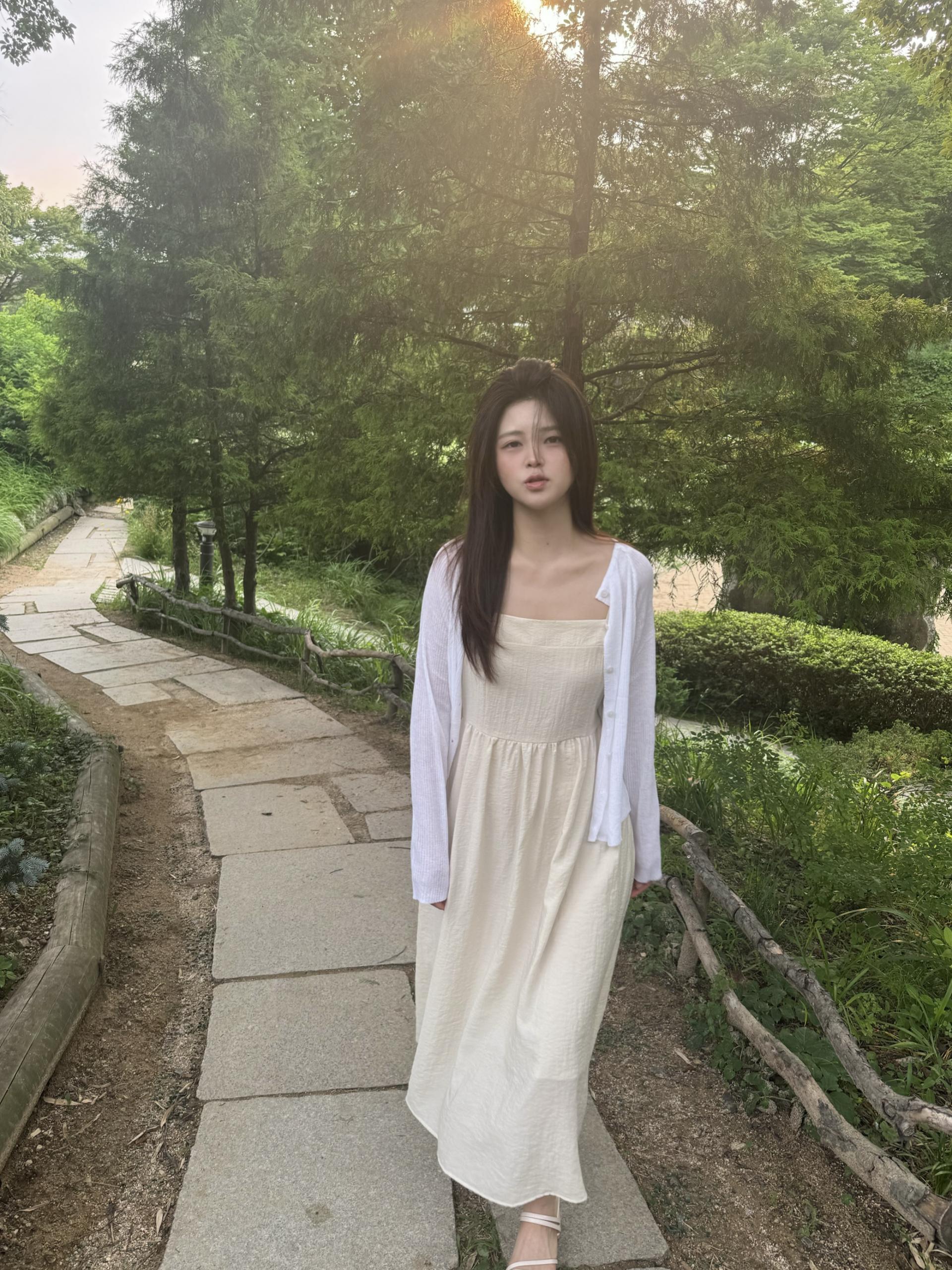 [made] 퓨어 슬리브리스 롱 원피스 - 5color