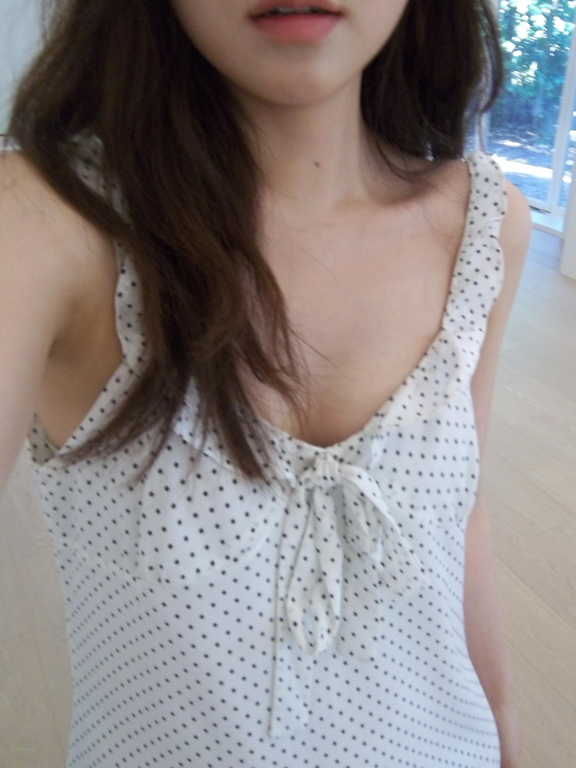 [자체제작] 에센스 도트 끈 원피스 WHITE