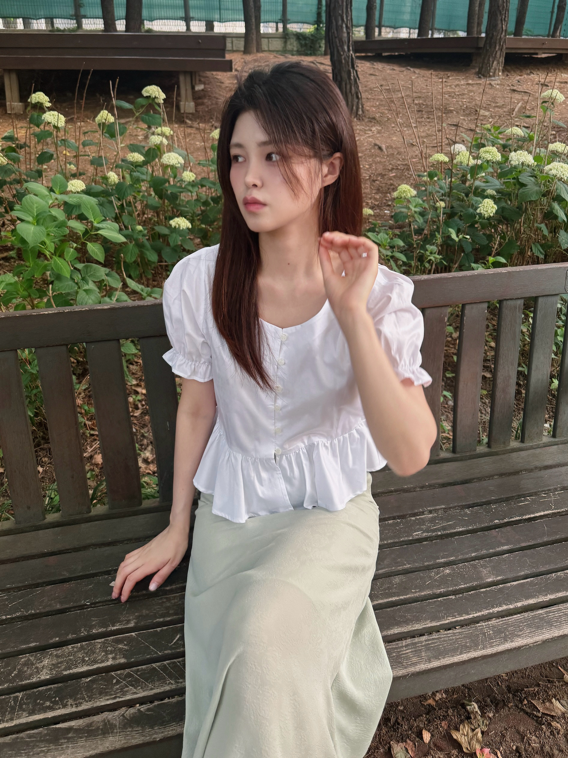 [made] (당일발송) 튤립 자가드 슬림 롱 스커트 - 3color