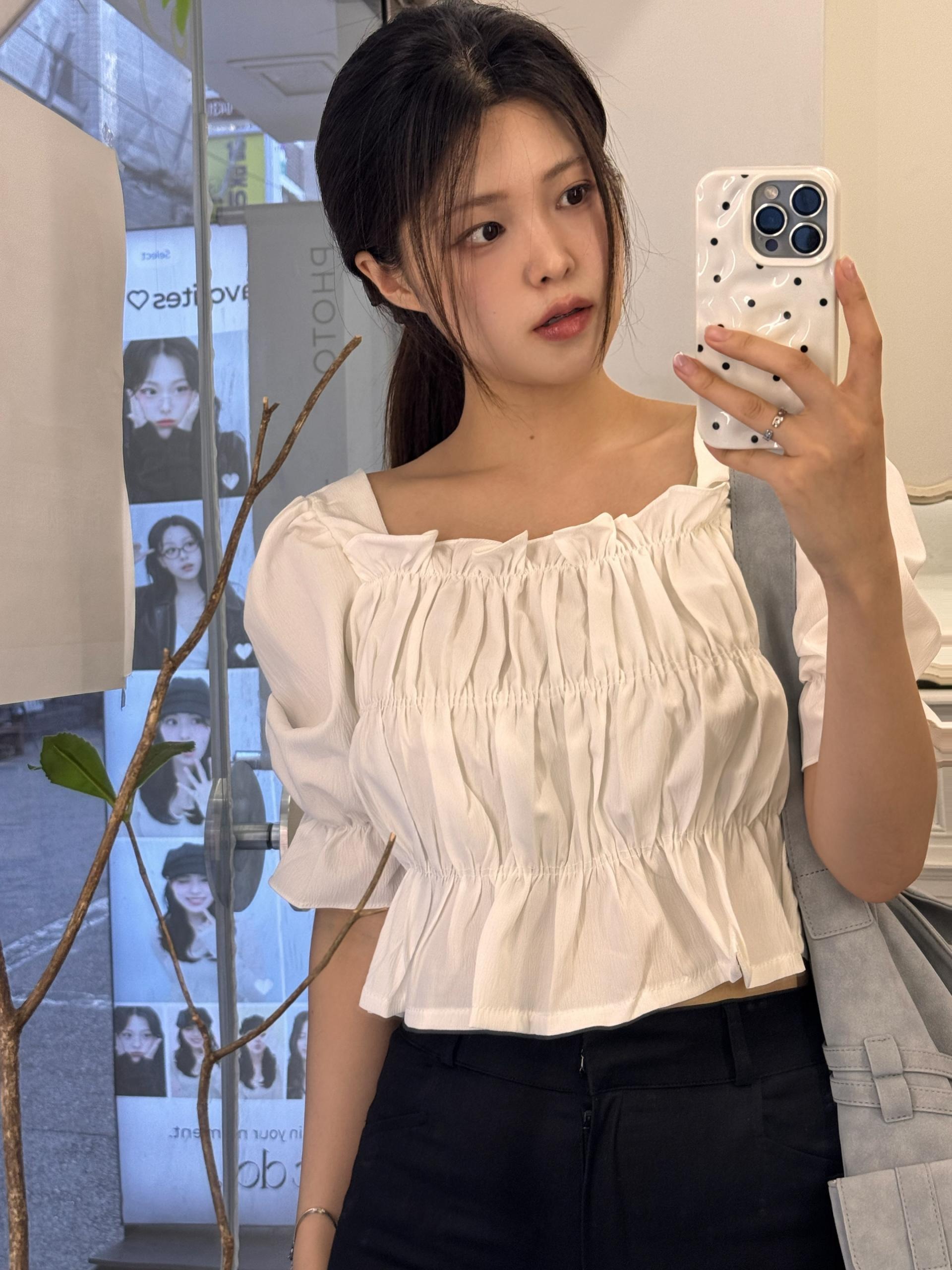 (당일발송-M) 오트 4부 카프리 팬츠 - 1color/2size
