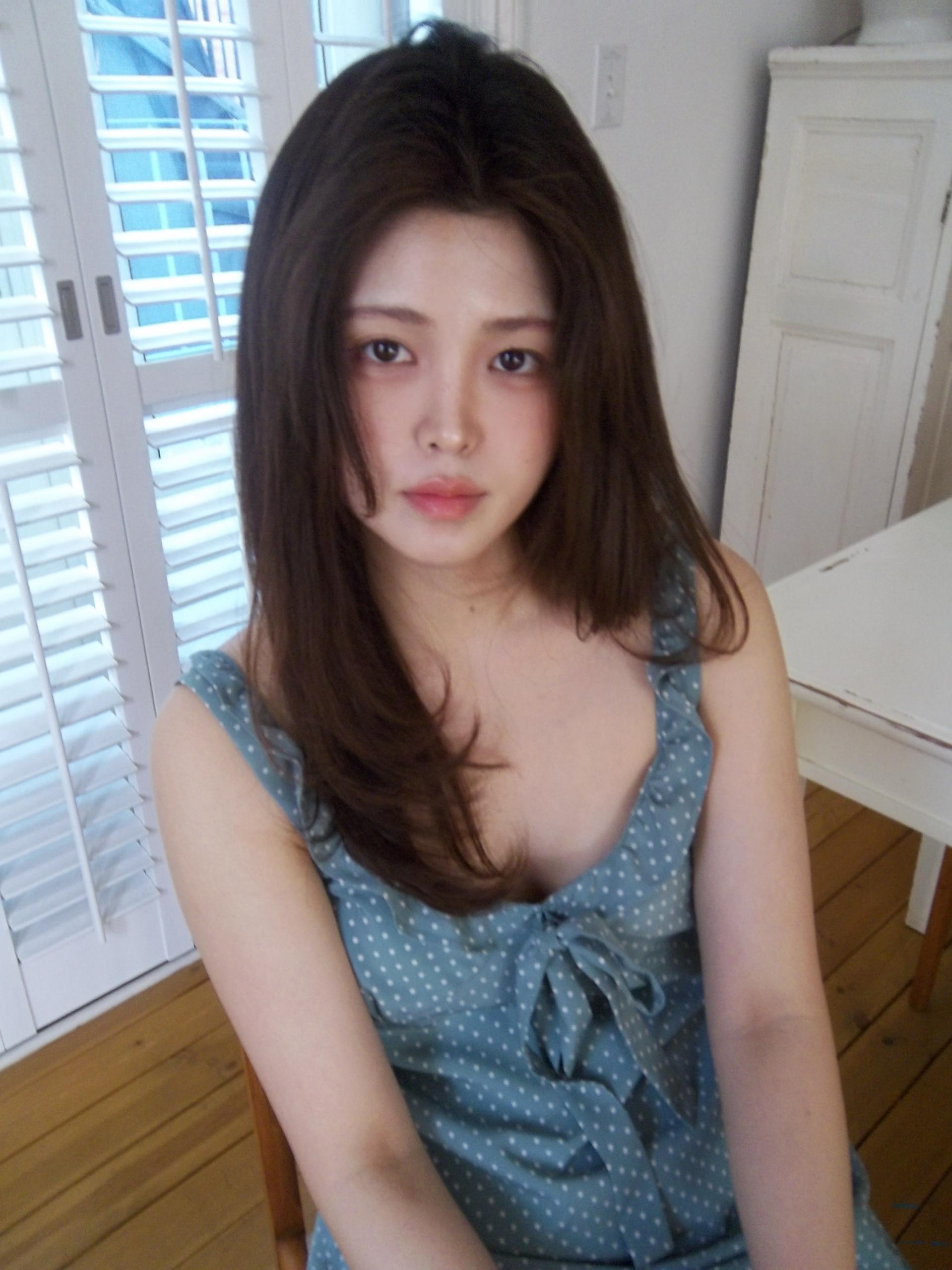 에센스 도트 끈 원피스