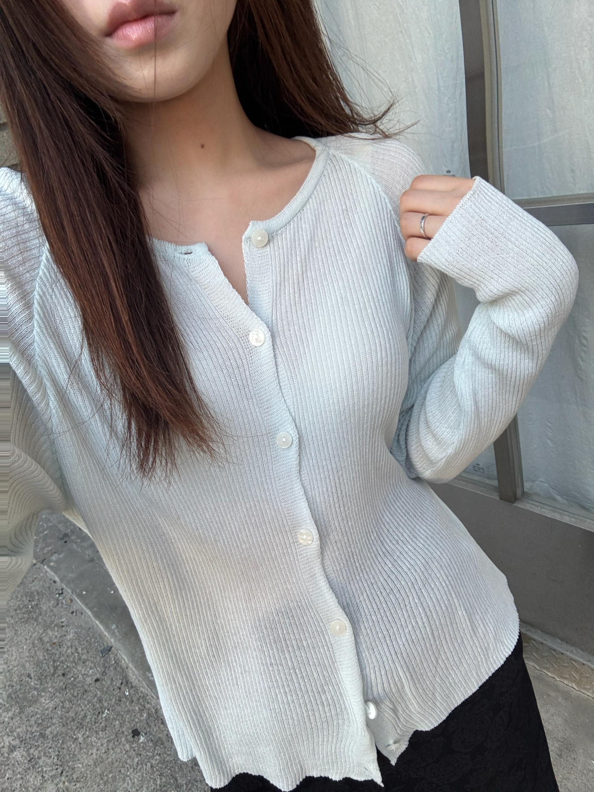 (당일발송) 데일리 썸머 니트 가디건 - 4color