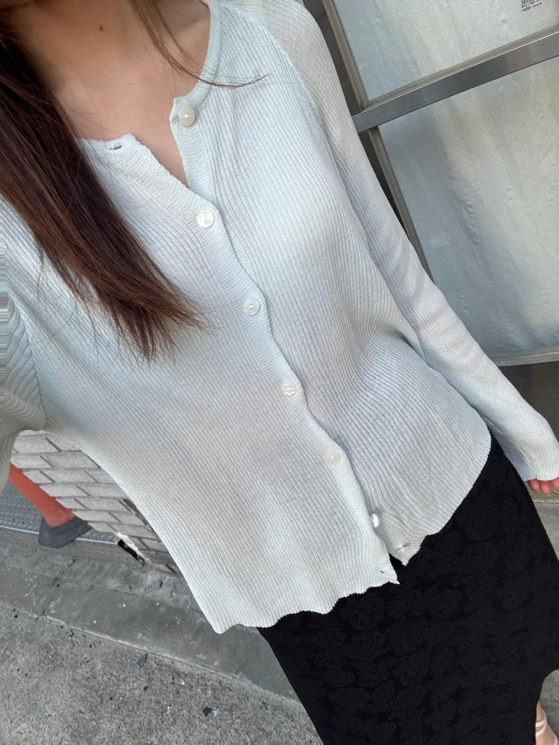 (당일발송) 데일리 썸머 니트 가디건 - 4color