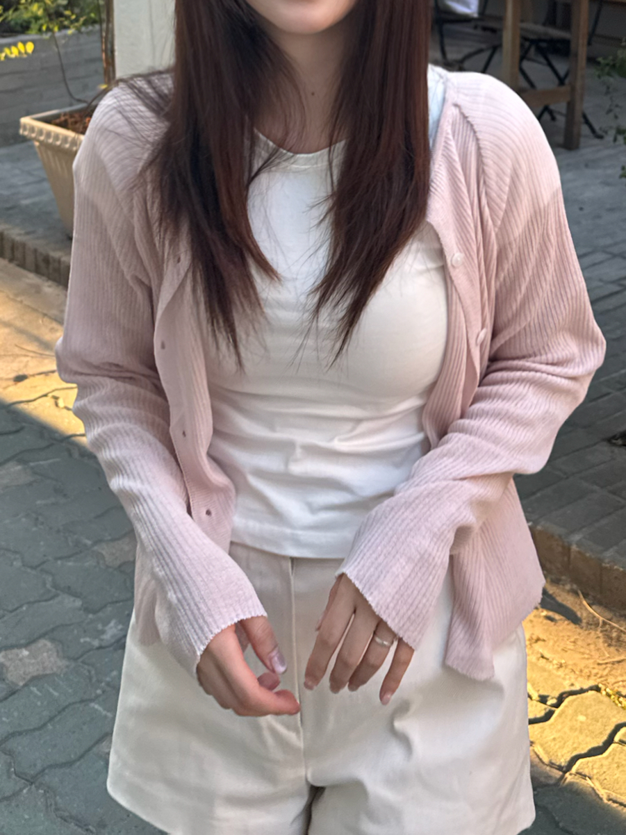 (당일발송) 데일리 썸머 니트 가디건 - 4color