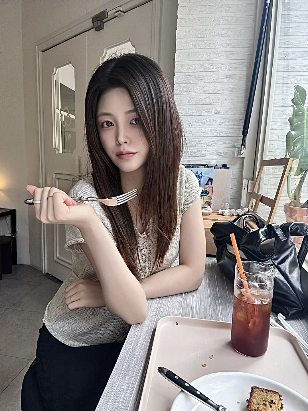 (당일발송) 안느 니트 반팔 가디건 - 3color