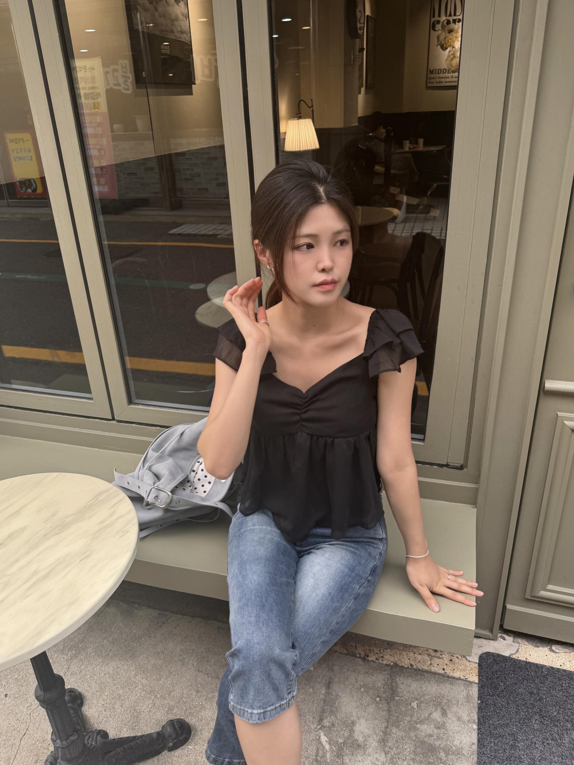 (당일발송) 젠다 부츠컷 데님 카프리 팬츠 - 2color/3size