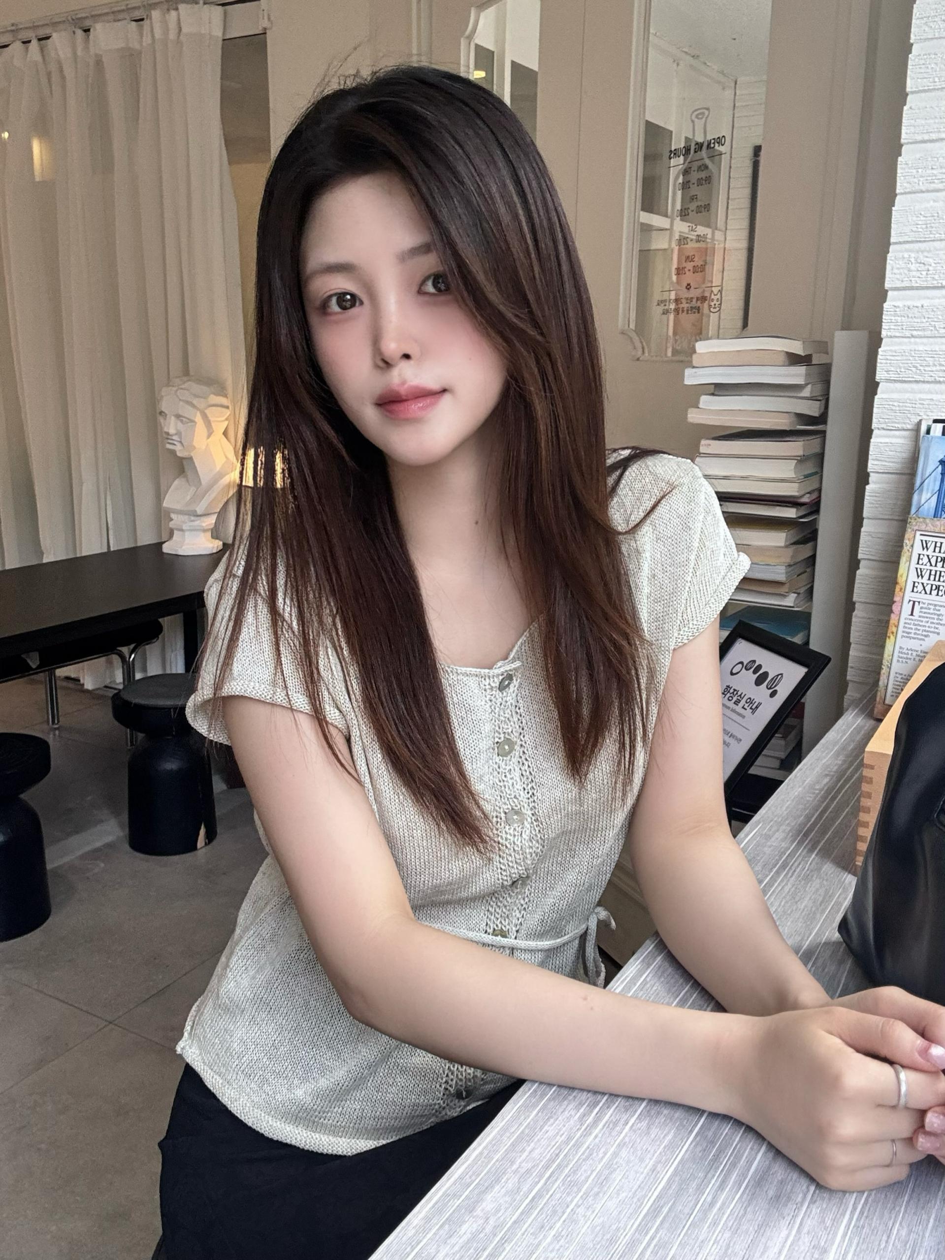 (당일발송) 안느 니트 반팔 가디건 - 3color