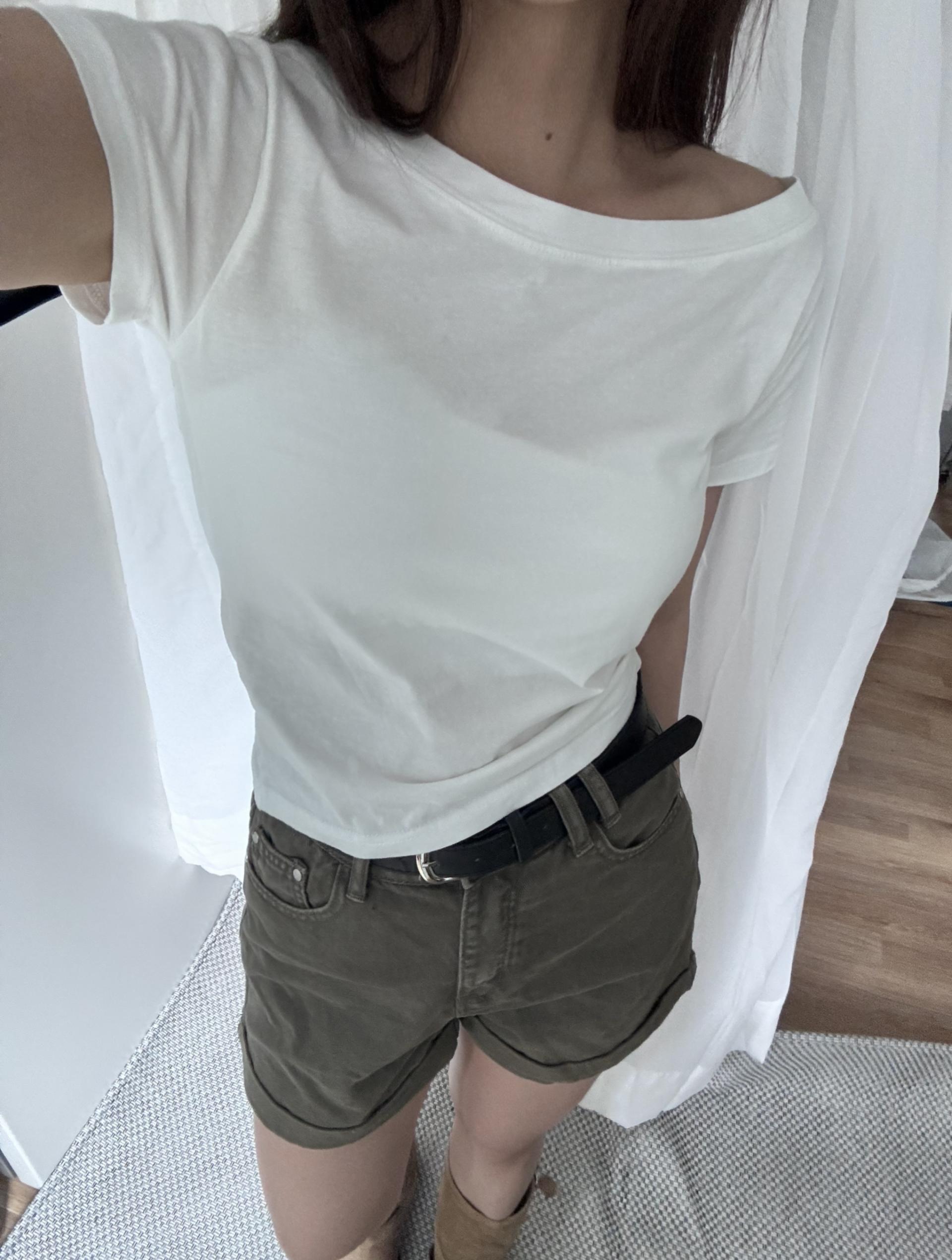 (당일발송-M) 마제 벨트 롤업 숏 팬츠 - 3color/2size