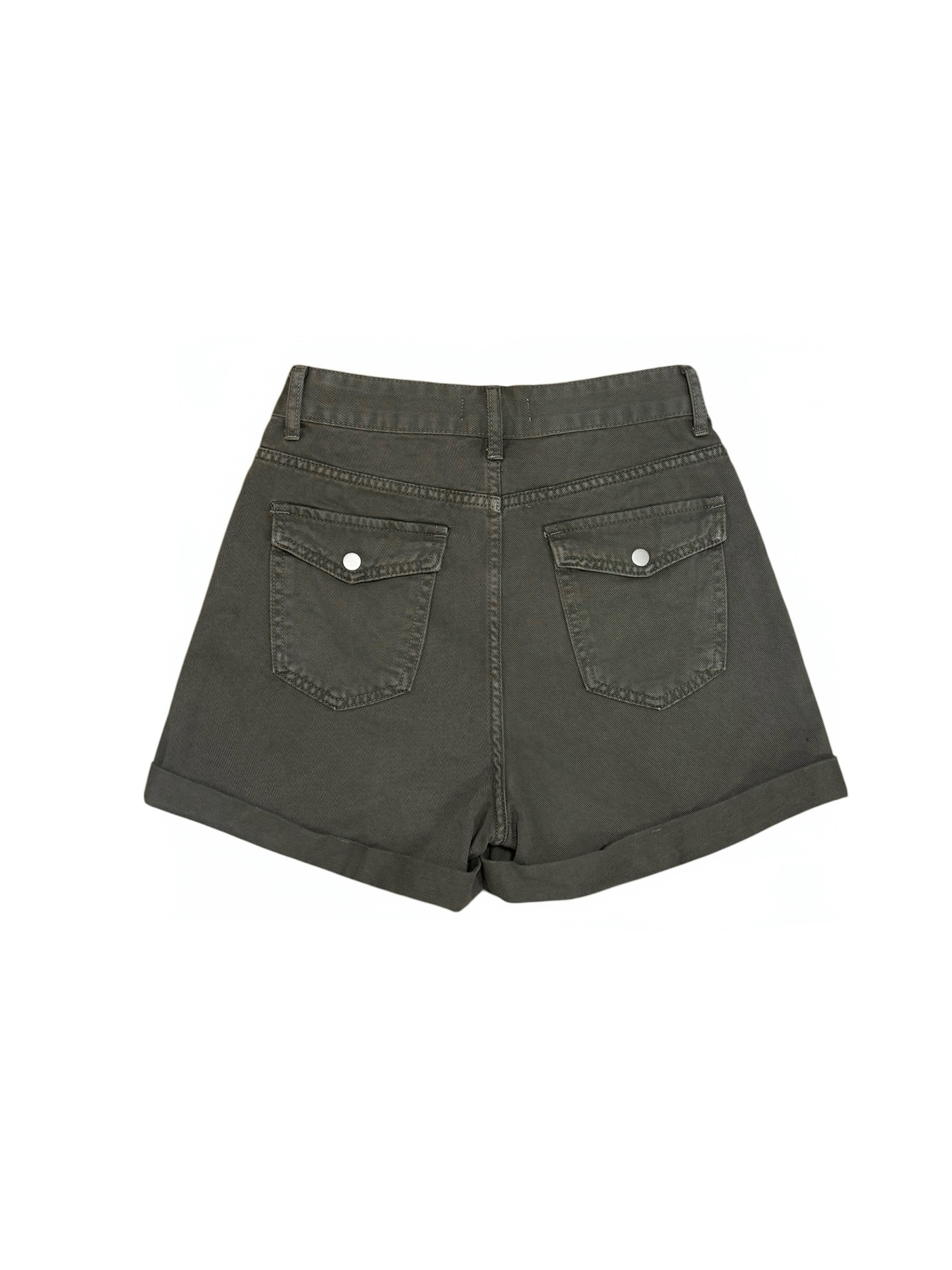 (당일발송-M) 마제 벨트 롤업 숏 팬츠 - 3color/2size