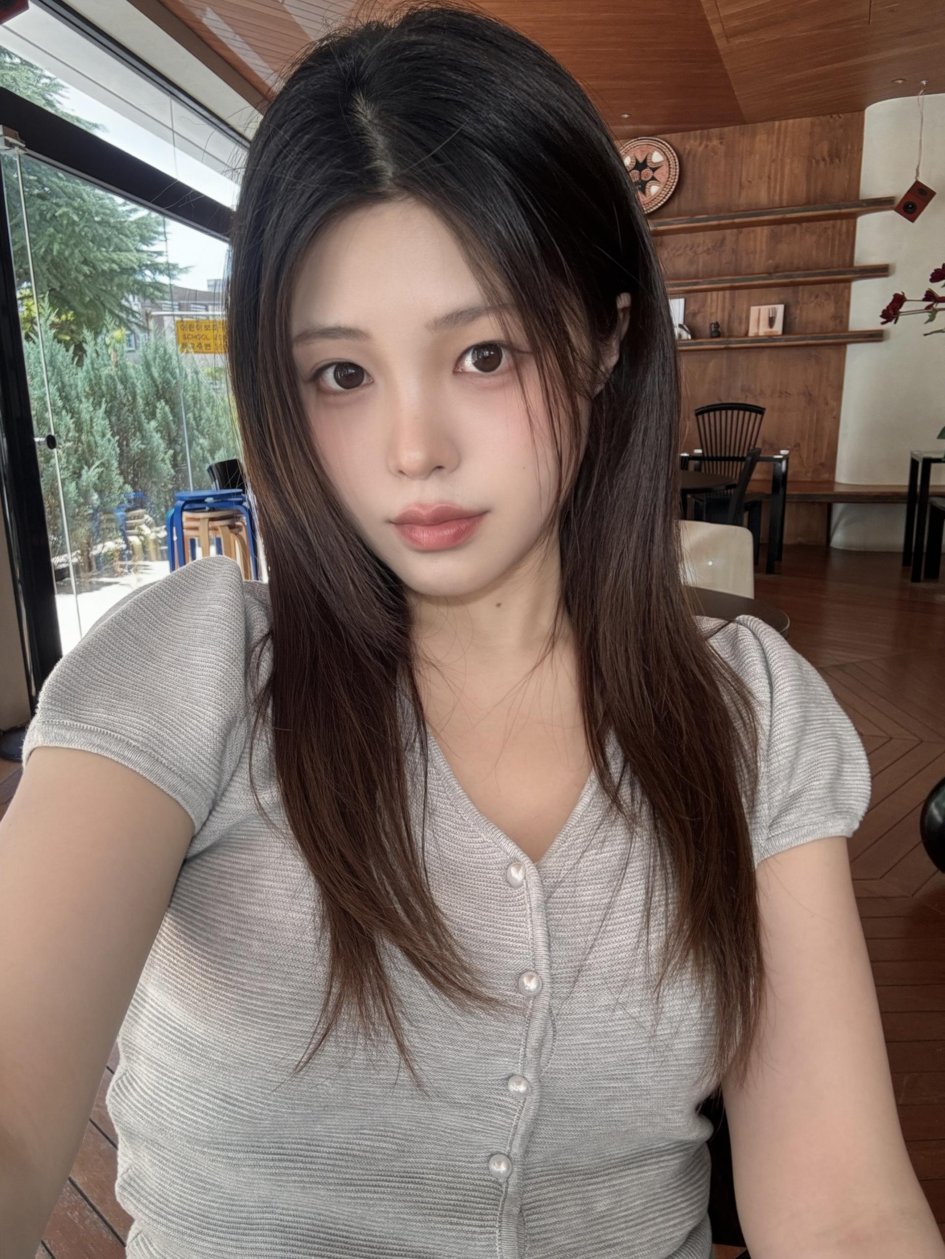 (당일발송) 리브 퍼프 반팔 가디건 - 2color