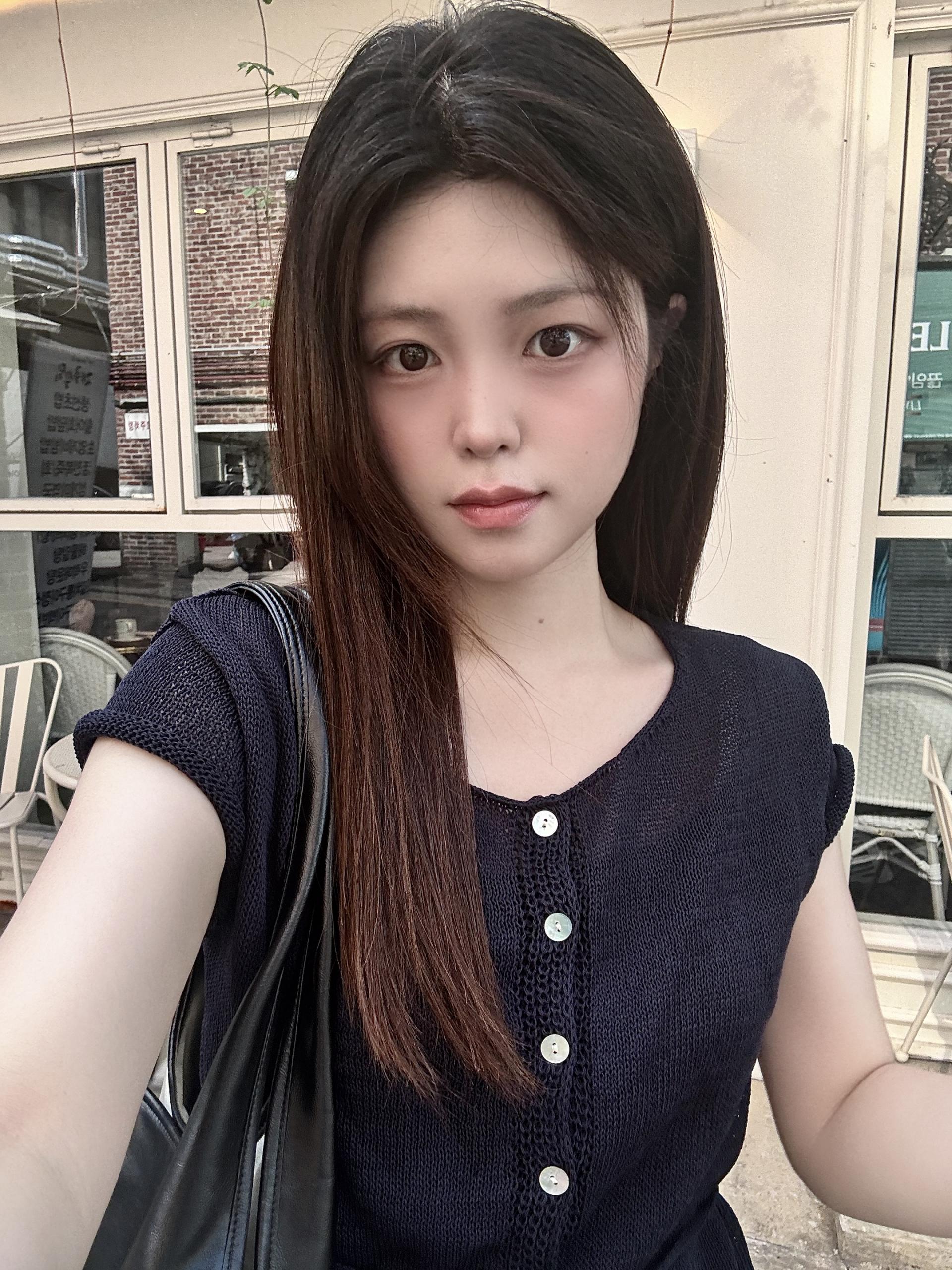 (당일발송) 안느 니트 반팔 가디건 - 3color