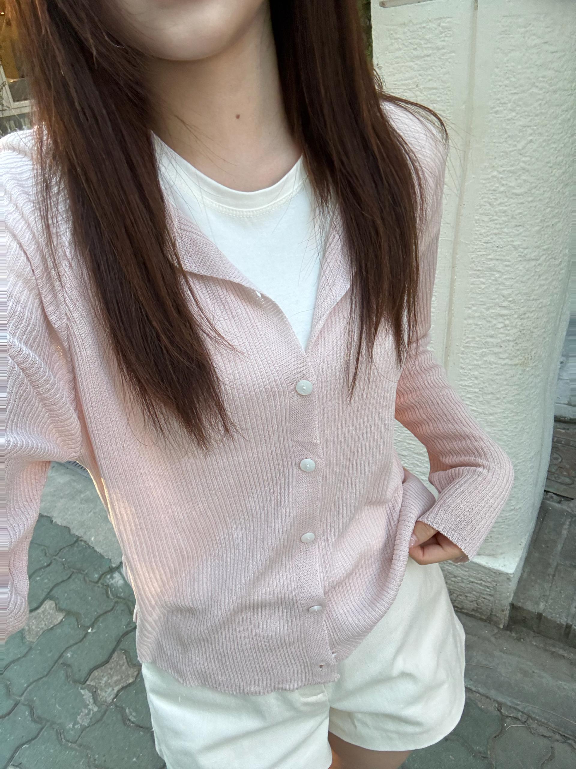 (당일발송) 데일리 썸머 니트 가디건 - 4color