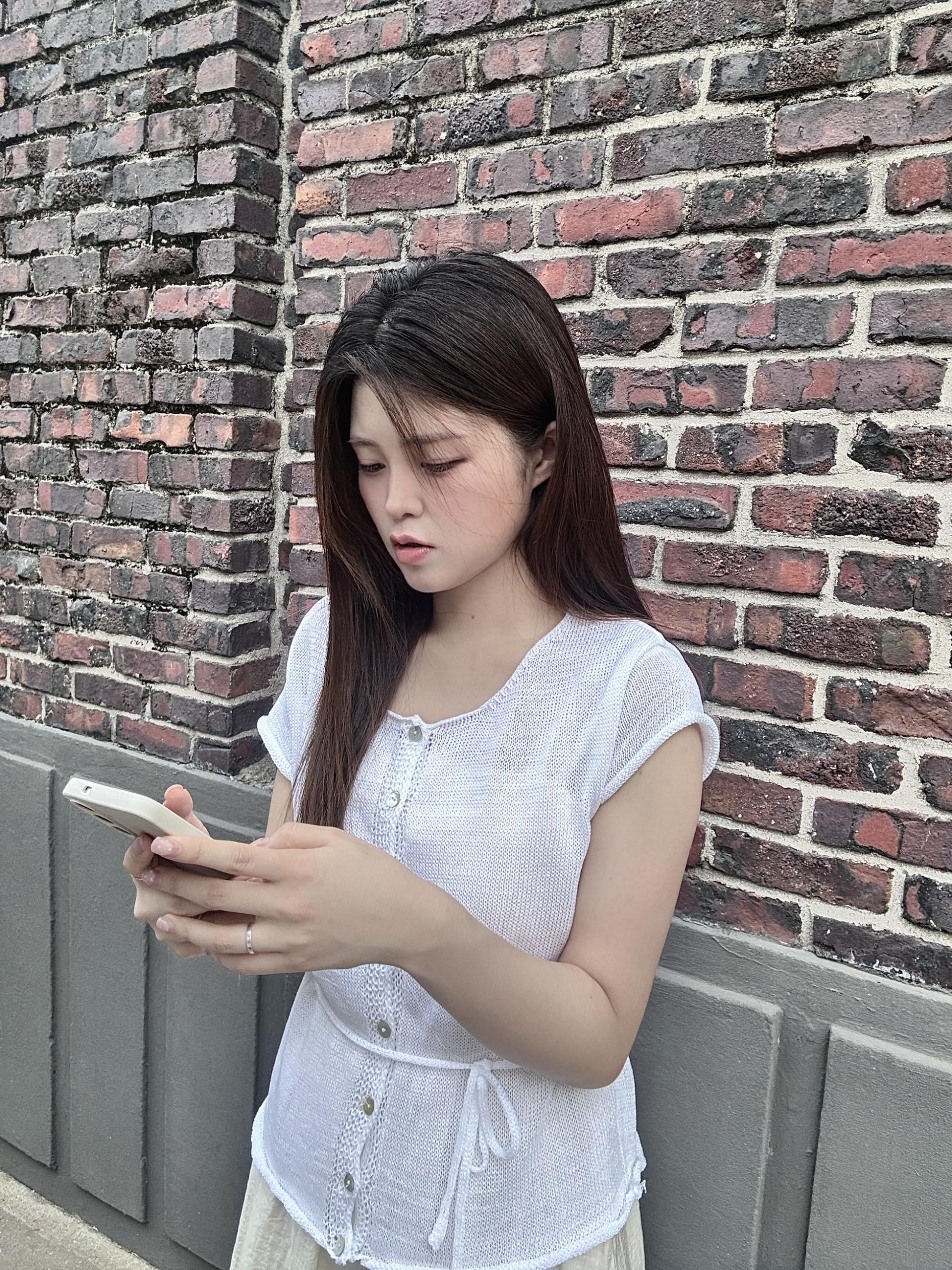 (당일발송) 안느 니트 반팔 가디건 - 3color