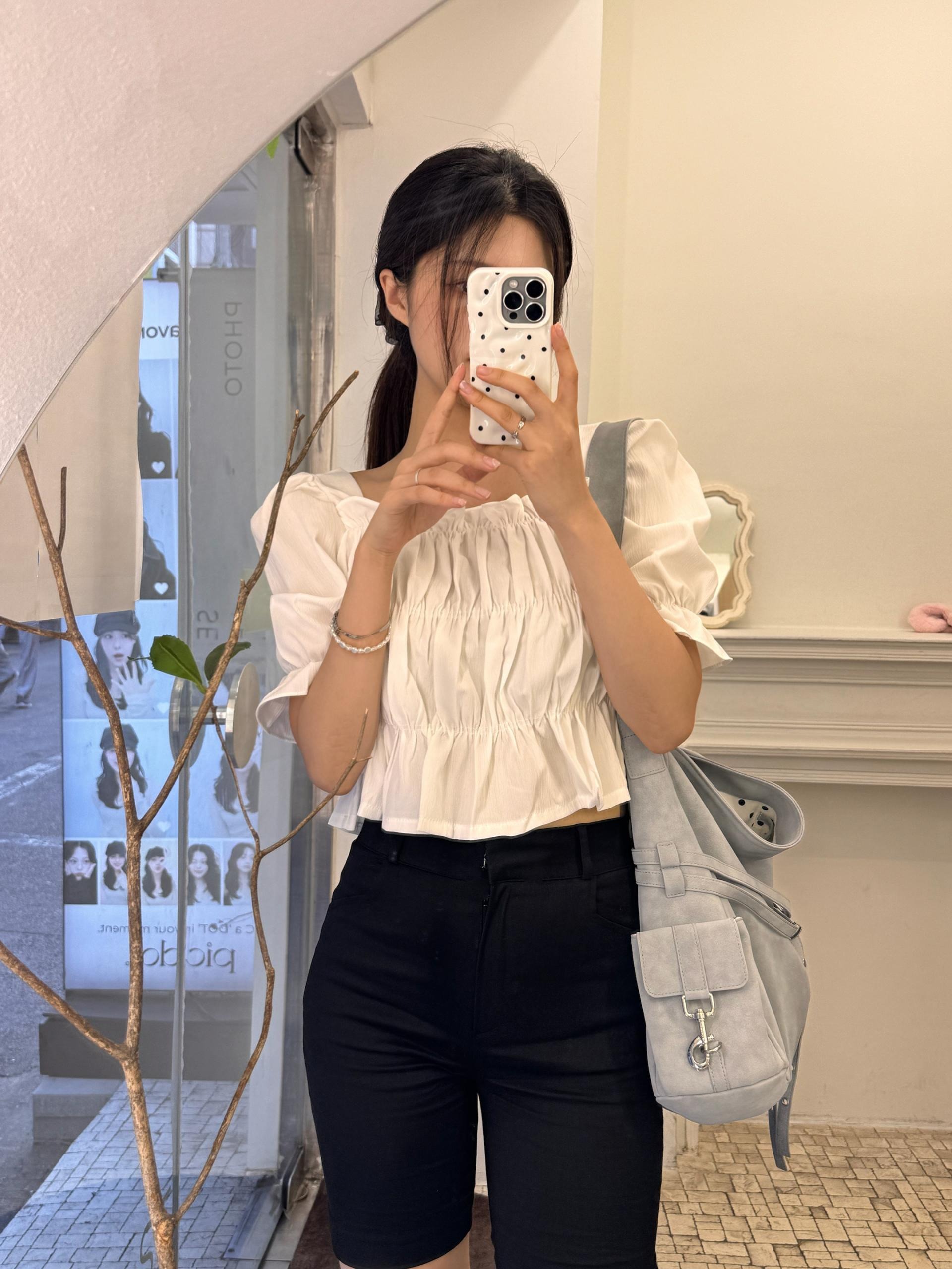 (당일발송-M) 오트 4부 카프리 팬츠 - 1color/2size