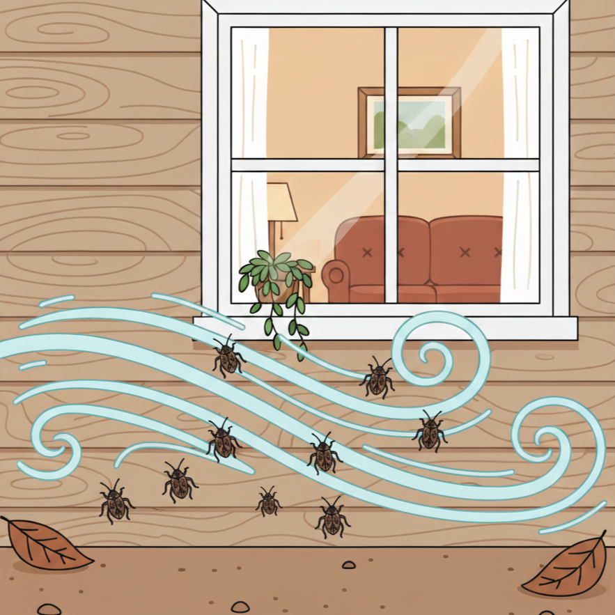 케어원 해충방제 노린재 유입 이유