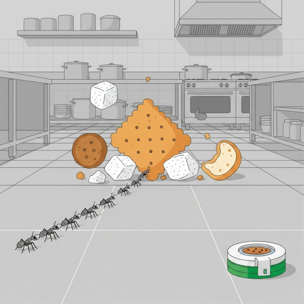 케어원 해충방제 음식점 주방 개미 방제 필요성