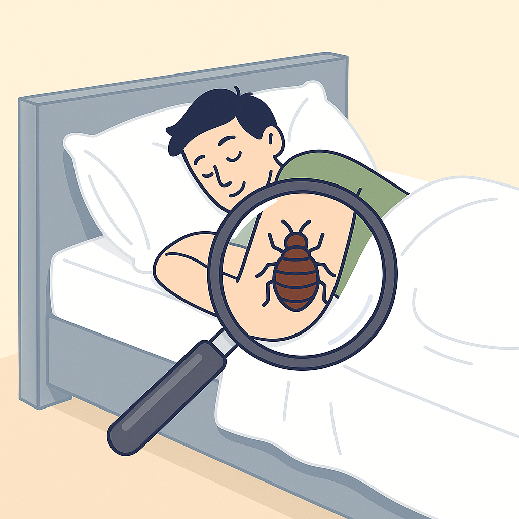 케어원 해충방제 베드버그 빈대 흡혈