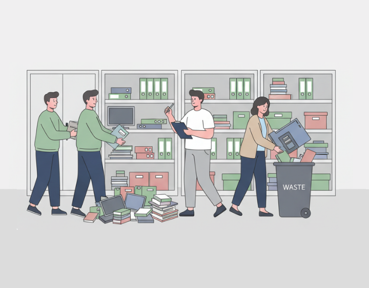 케어원 클린케어 사무실 청소 창고 정리