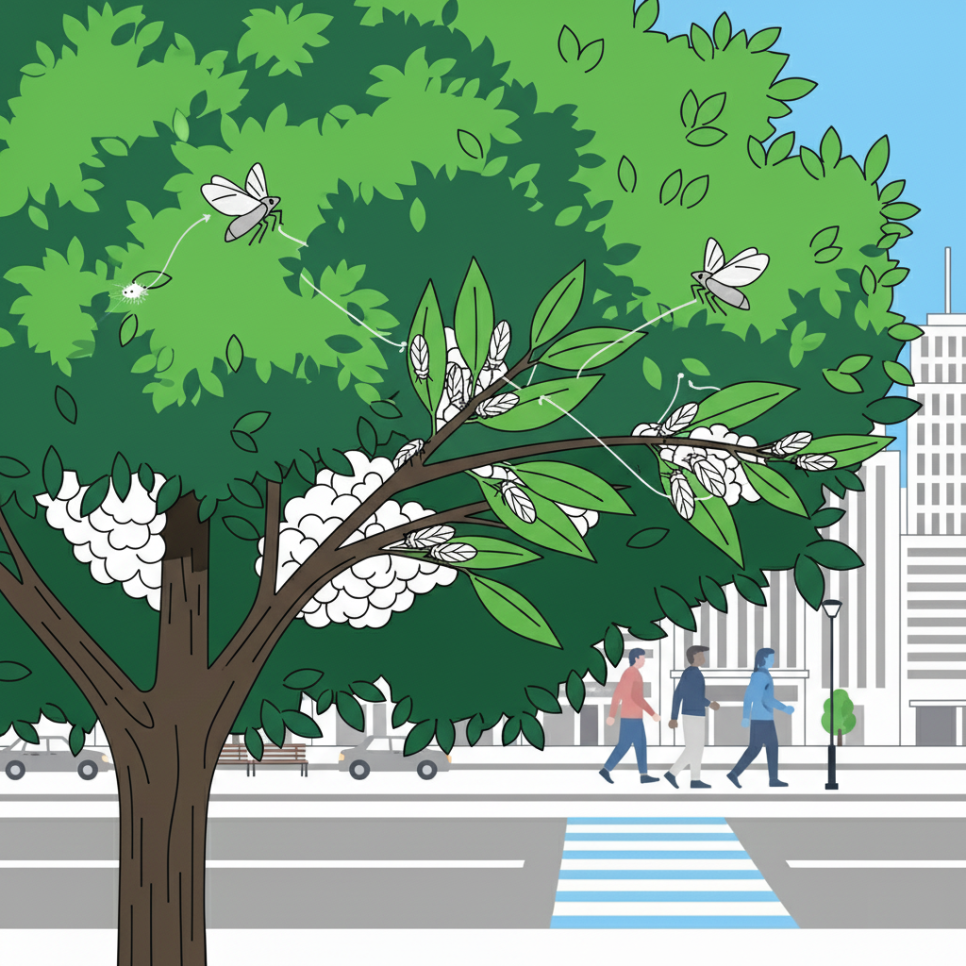 케어원 해충방제 미국선녀벌레 방제 필요성