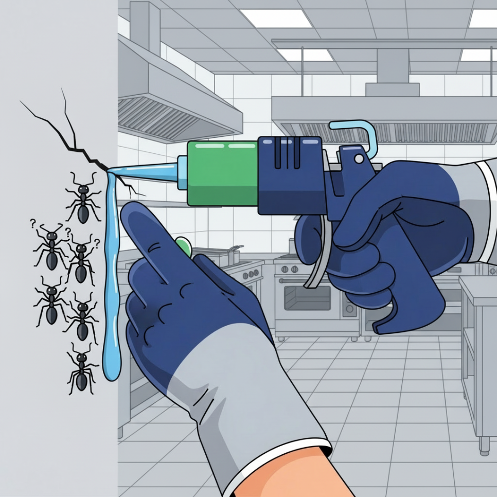 케어원 해충방제 음식점 주방 개미 퇴치 방법