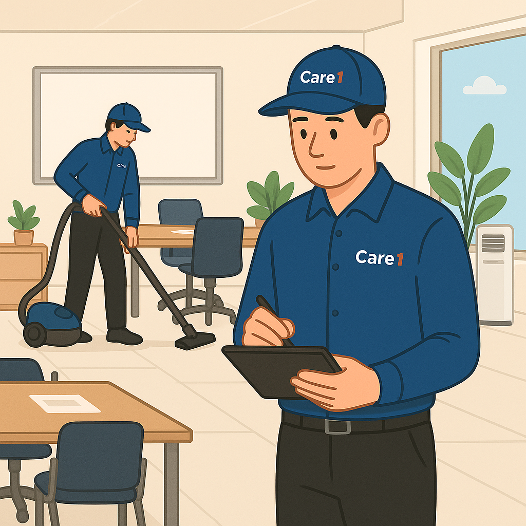 케어원 클린케어 사무실정기청소업체 케어원