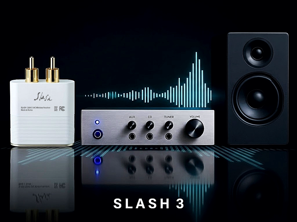 [본사직영] SLASH3 LDAC 고음질 블루투스 DAC 리시버 AptX Adaptive AptX HD
