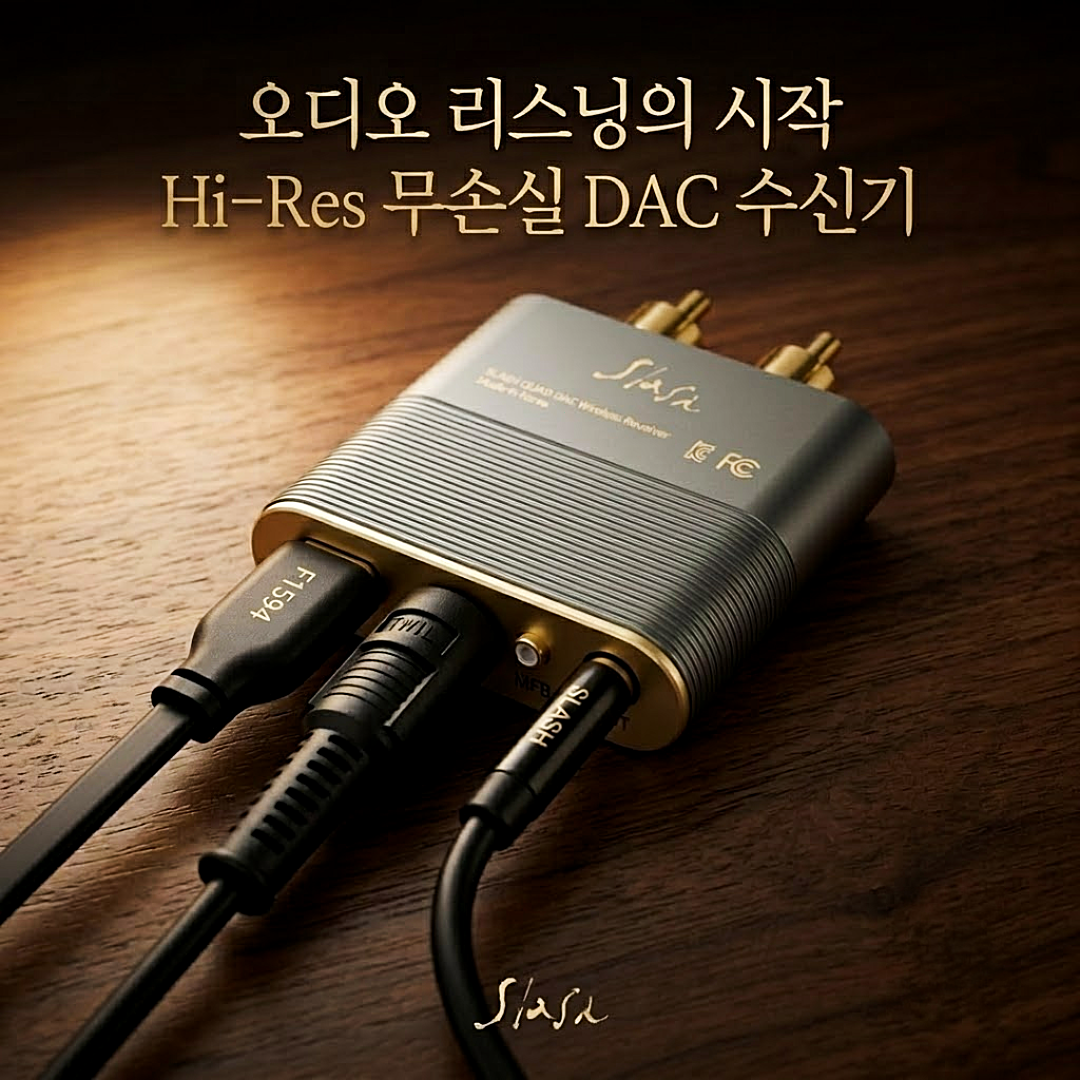 [본사직영] 디오 SLASH6 Hi Res 블루투스 USB DAC (고음질 LDAC 광입출력 AUX)
