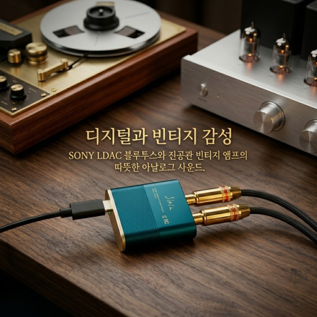 [본사직영] 디오 SLASH3 RCA 블루투스 DAC (고음질 LDAC, aptX adaptive)