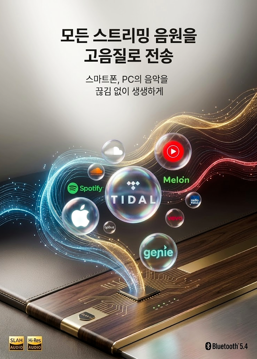 [본사직영] 디오 SLASH T 블루투스 송신기 (고음질 aptX adaptive)