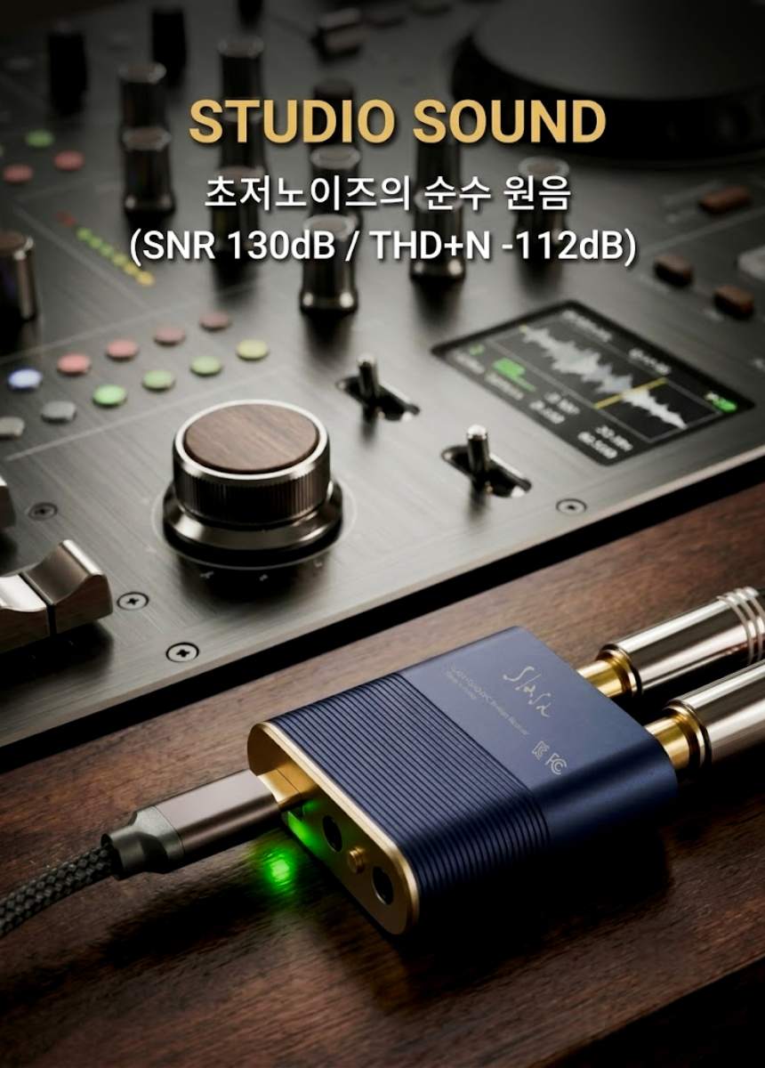[본사직영] 디오 SLASH5 Hi-Fi 블루투스 DAC (고음질 LDAC, RCA 헤드폰 AUX)