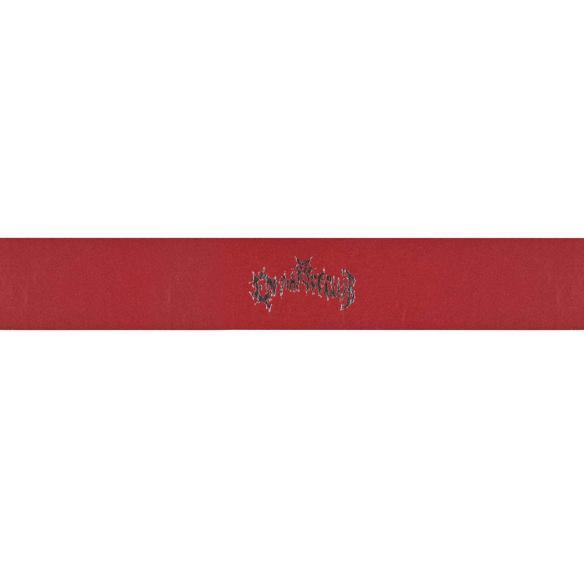 CORE BELT - HAIR ON CALF (BLACK SNAKE / RED LINING)