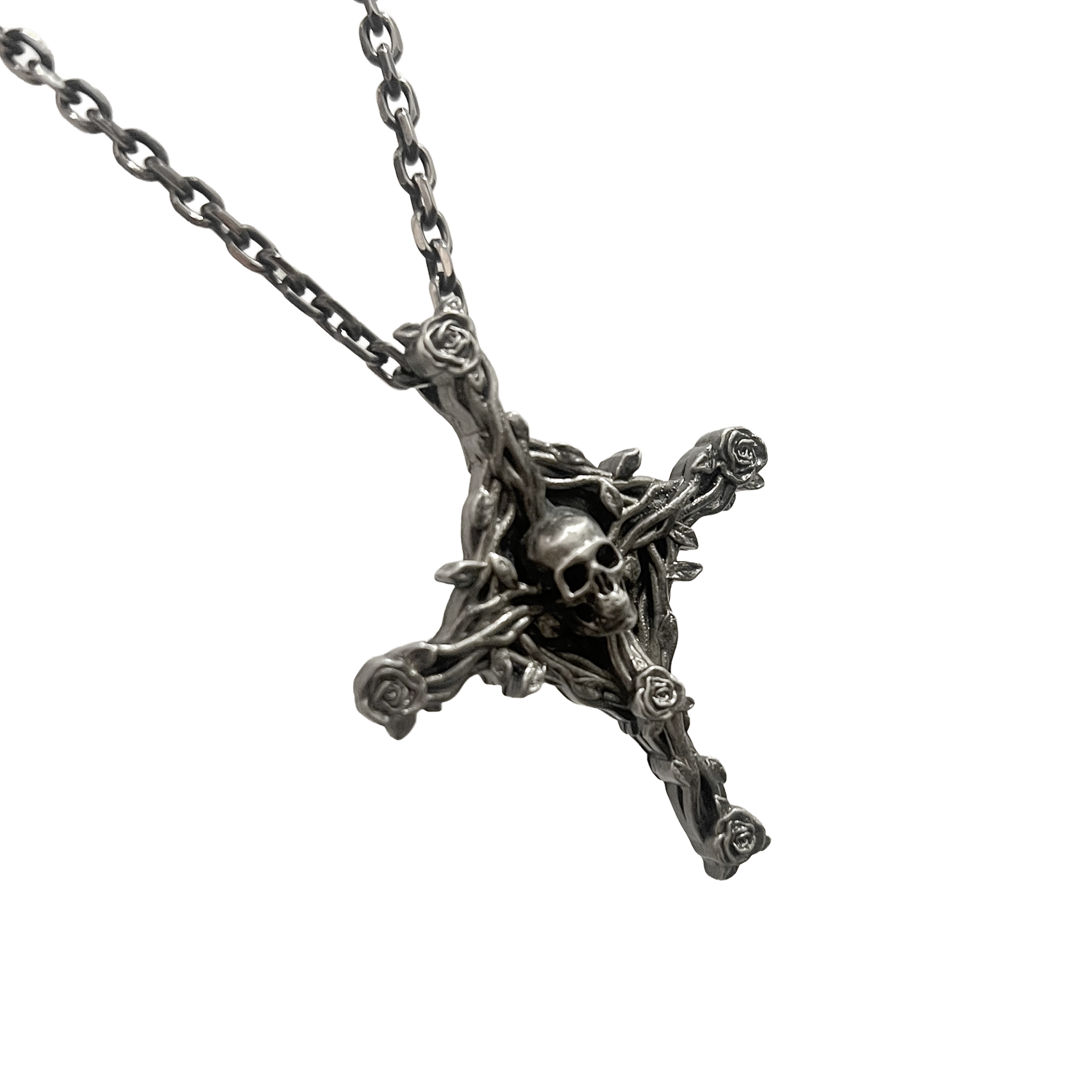 [Pre-order] SKULL BAROQUE CROSS NECKLACE