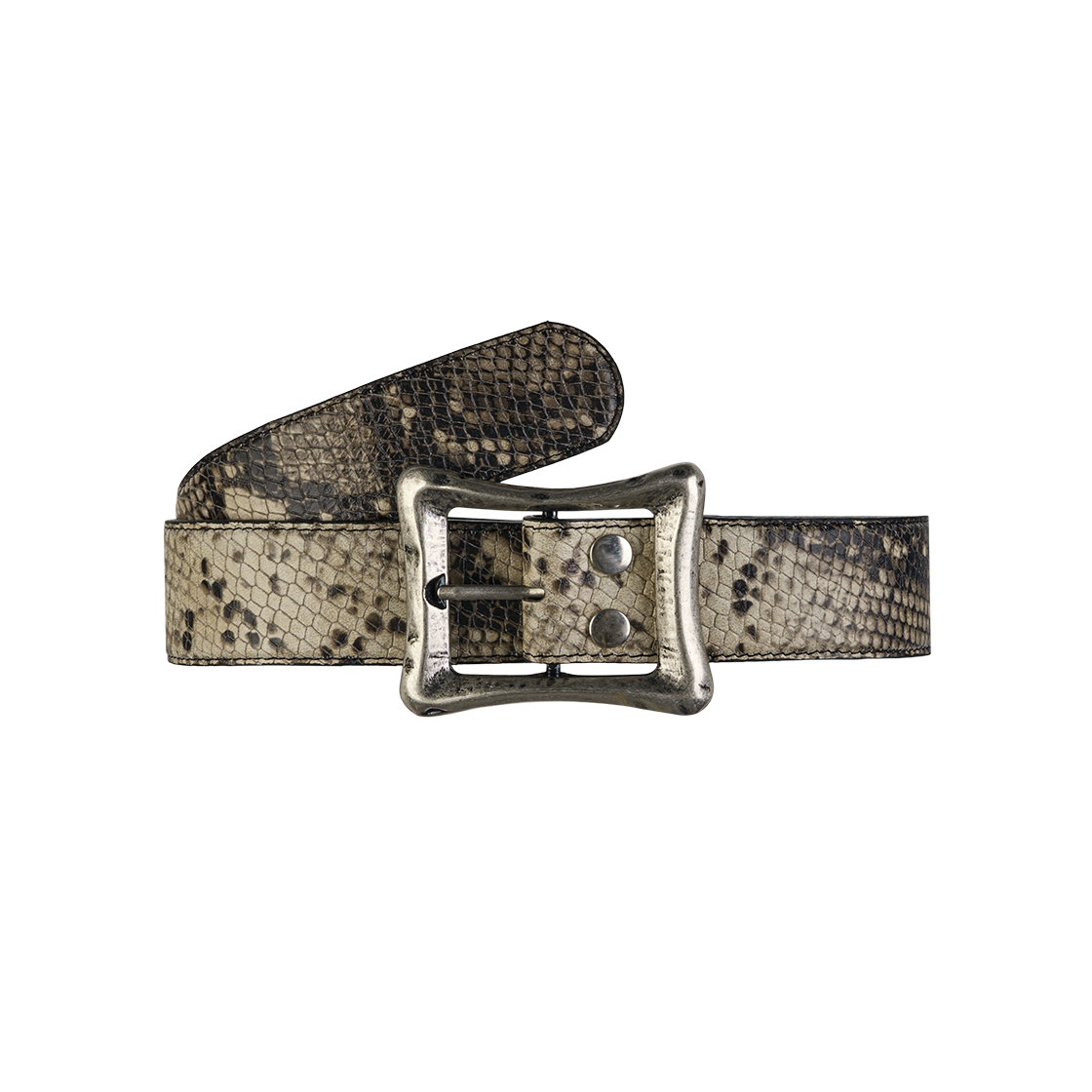 CORE BELT - SNAKE EMBOSSED (LIGHT BROWN)