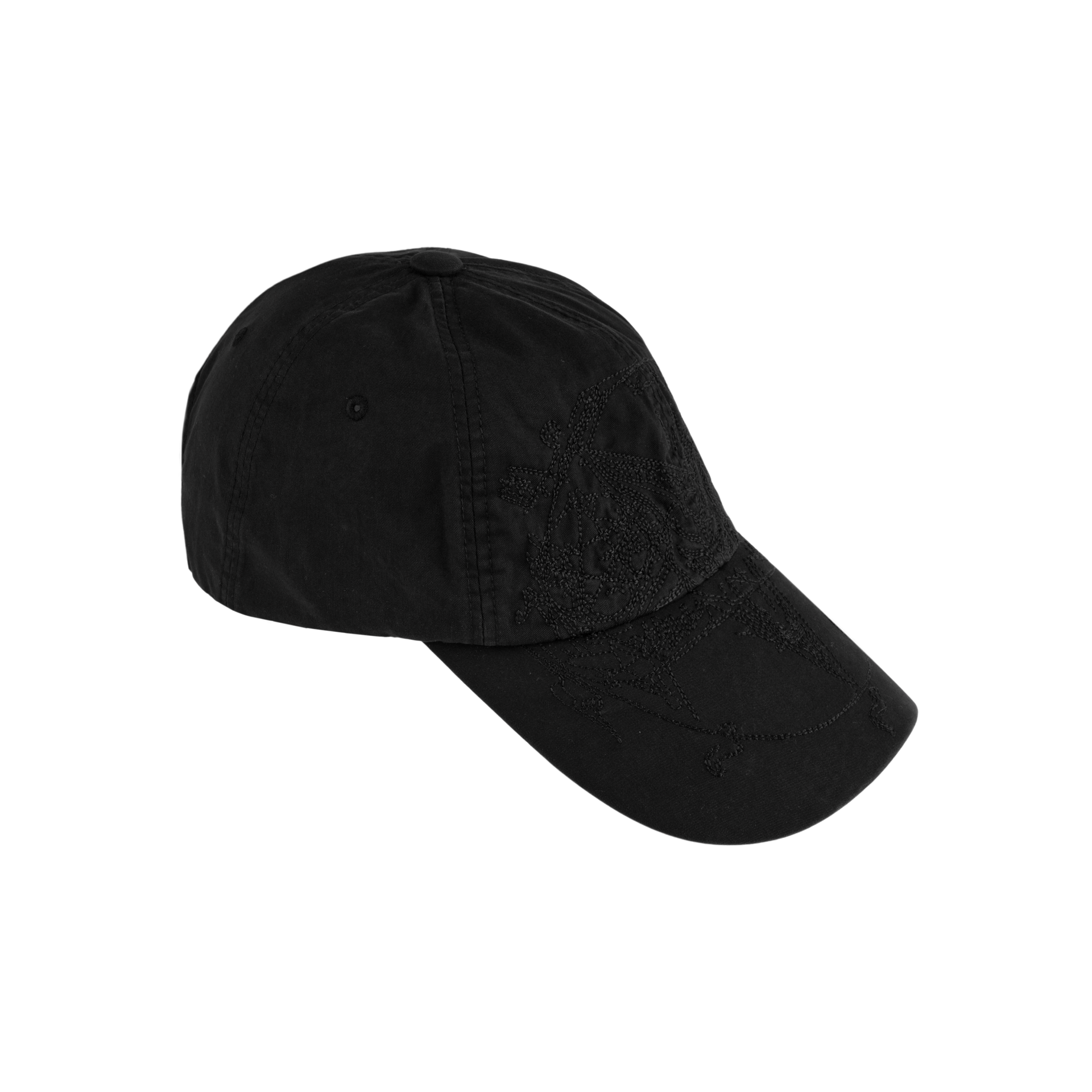 Pentagram Embroidery Cap - BLACK